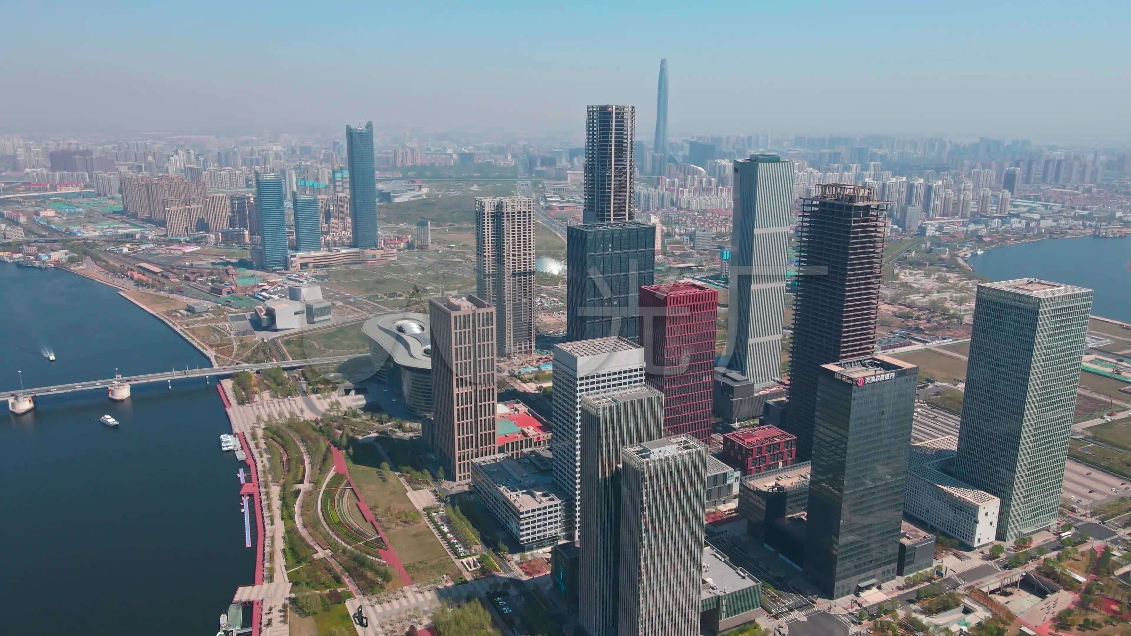 【原创4k】天津滨海新区于家堡cbd
