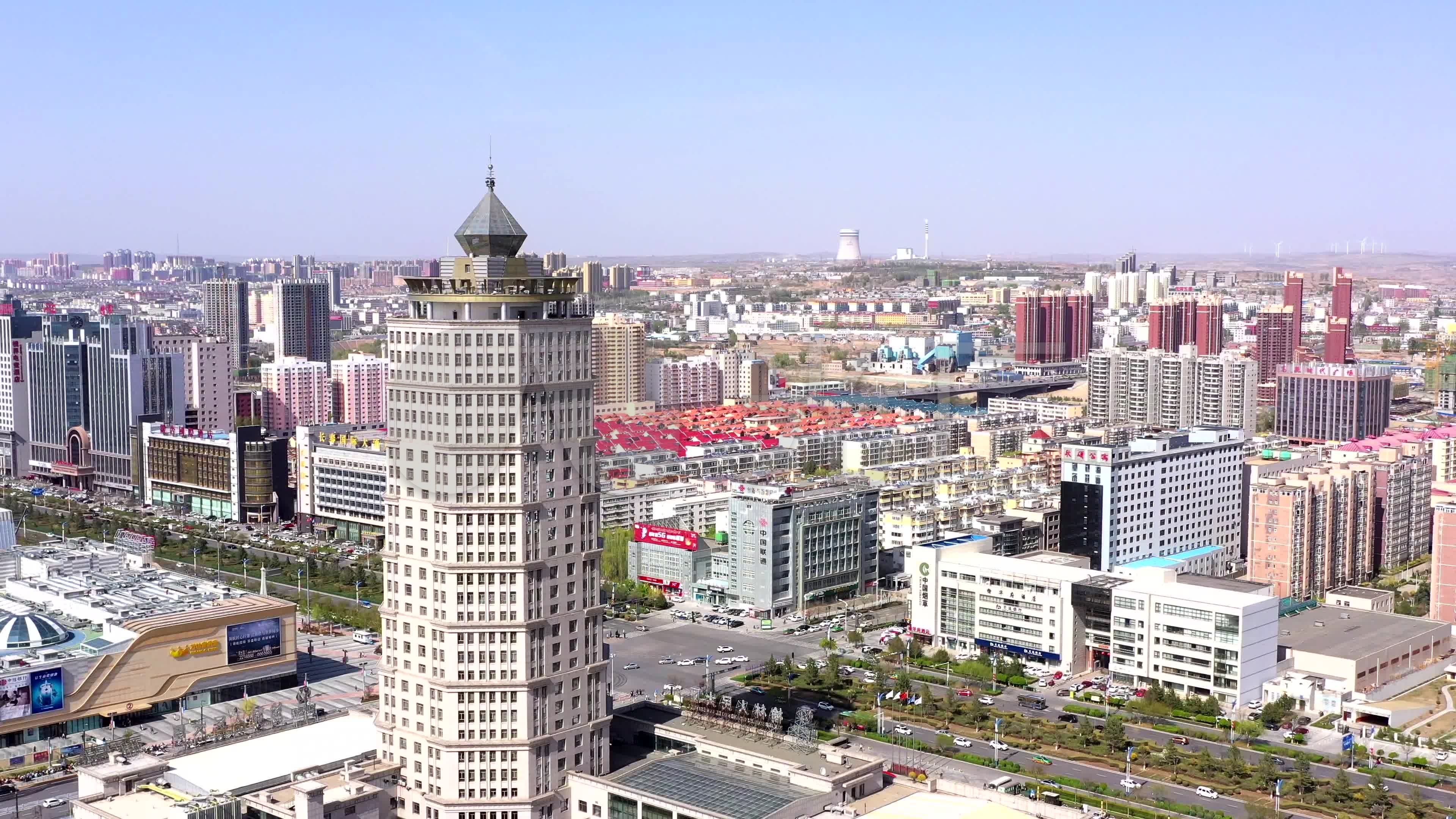 【4k】榆林市开发区航拍_3840x2160_高清视频素材下载(编号:5764207)