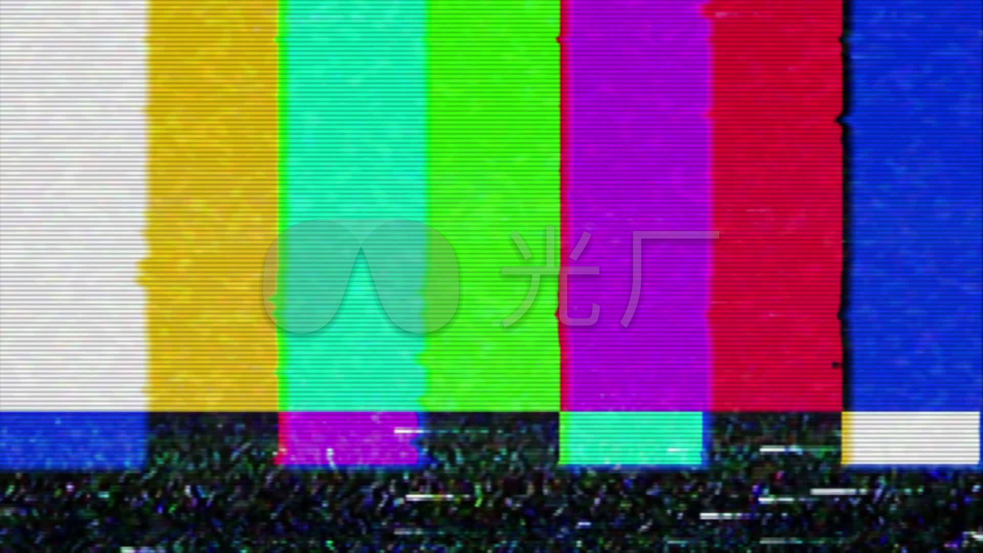 色条信号干扰_1920x1080_高清视频素材下载(编号:)