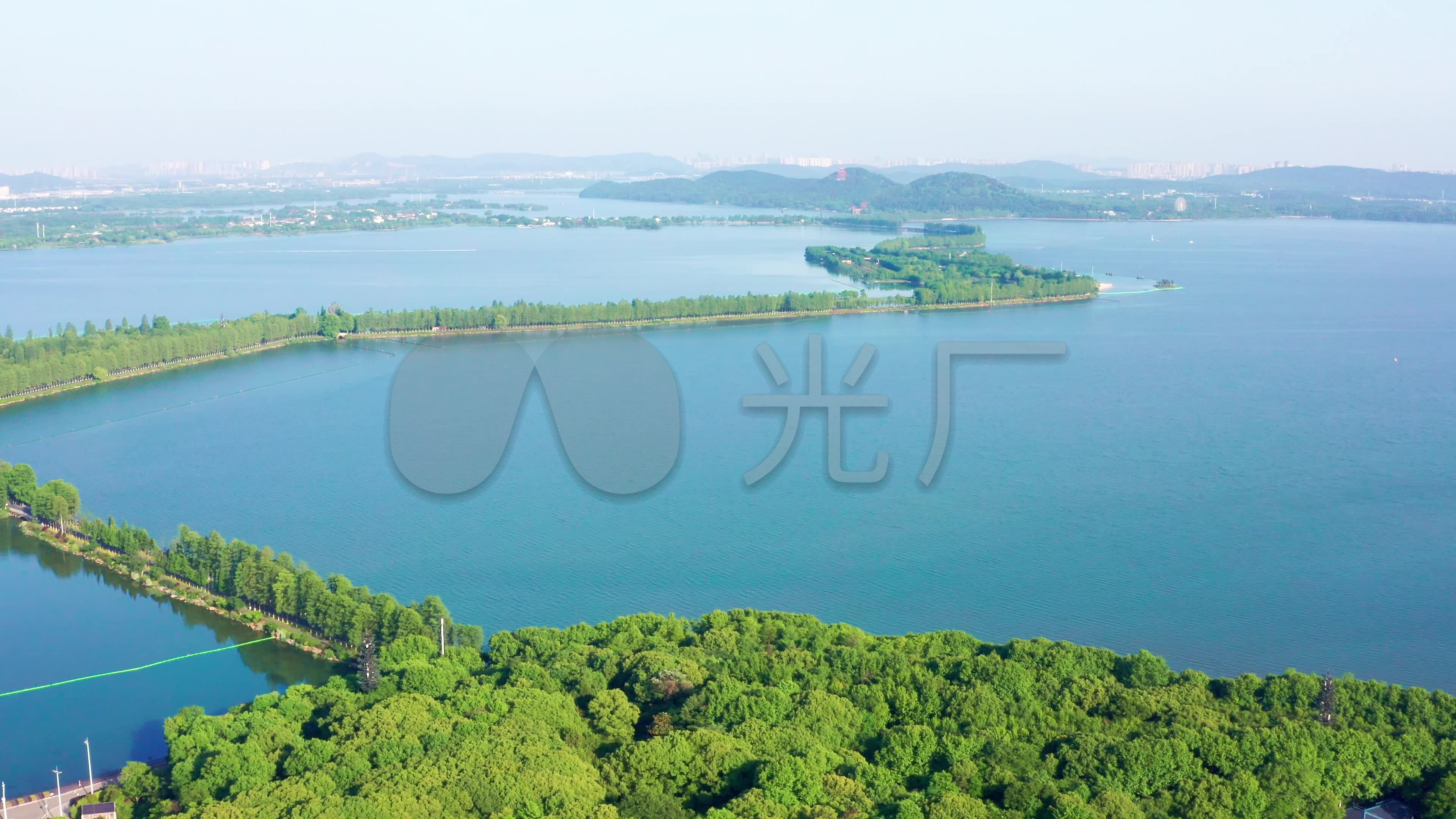 19元【4k放心用】武汉东湖绿道全景航拍_3840x2160_高清视频素材下载