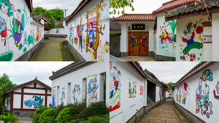 四川绵竹年画村