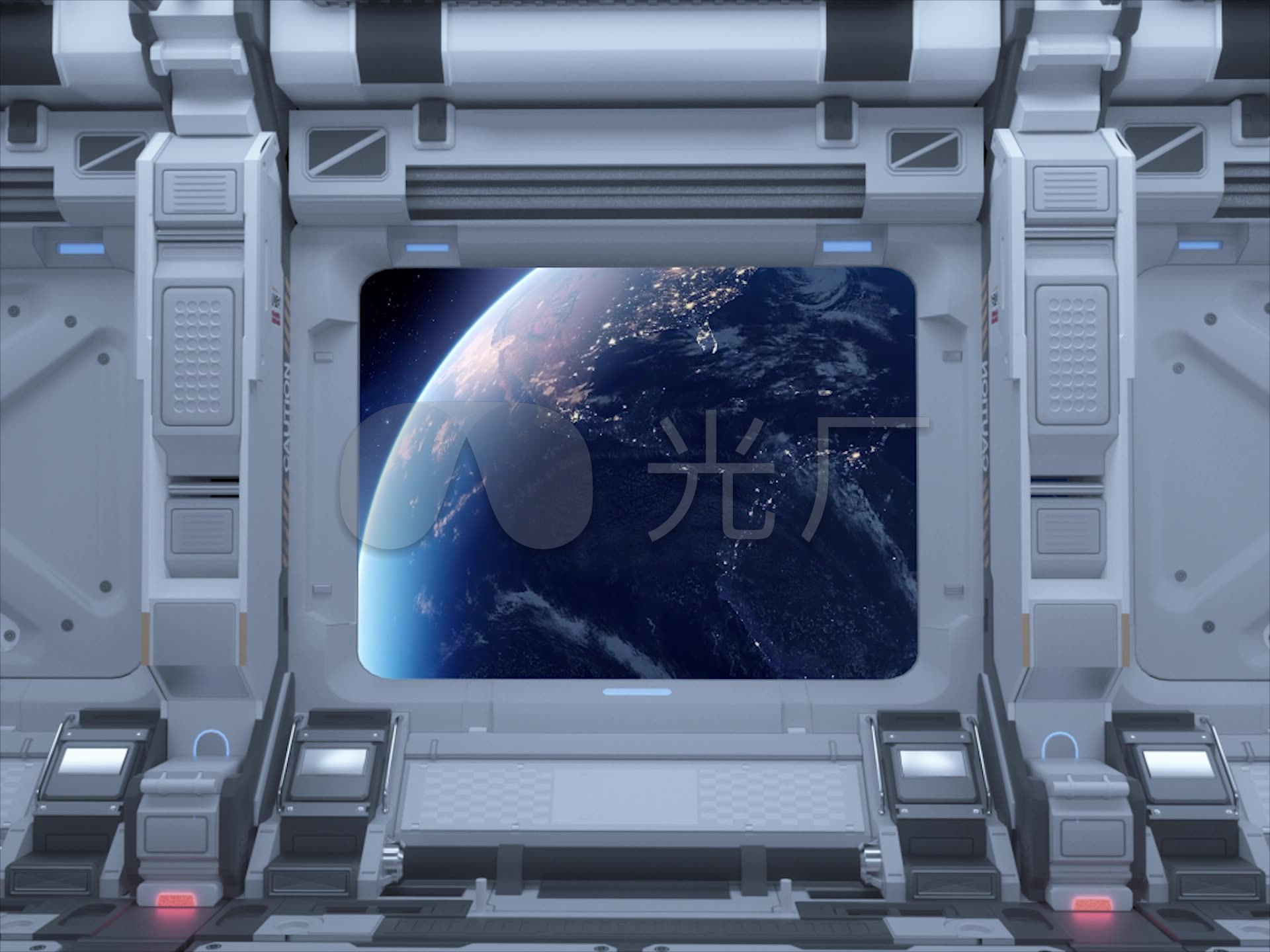 太空舱_1920x1440_高清视频素材下载(编号:5779152)_舞台背景_vj师网