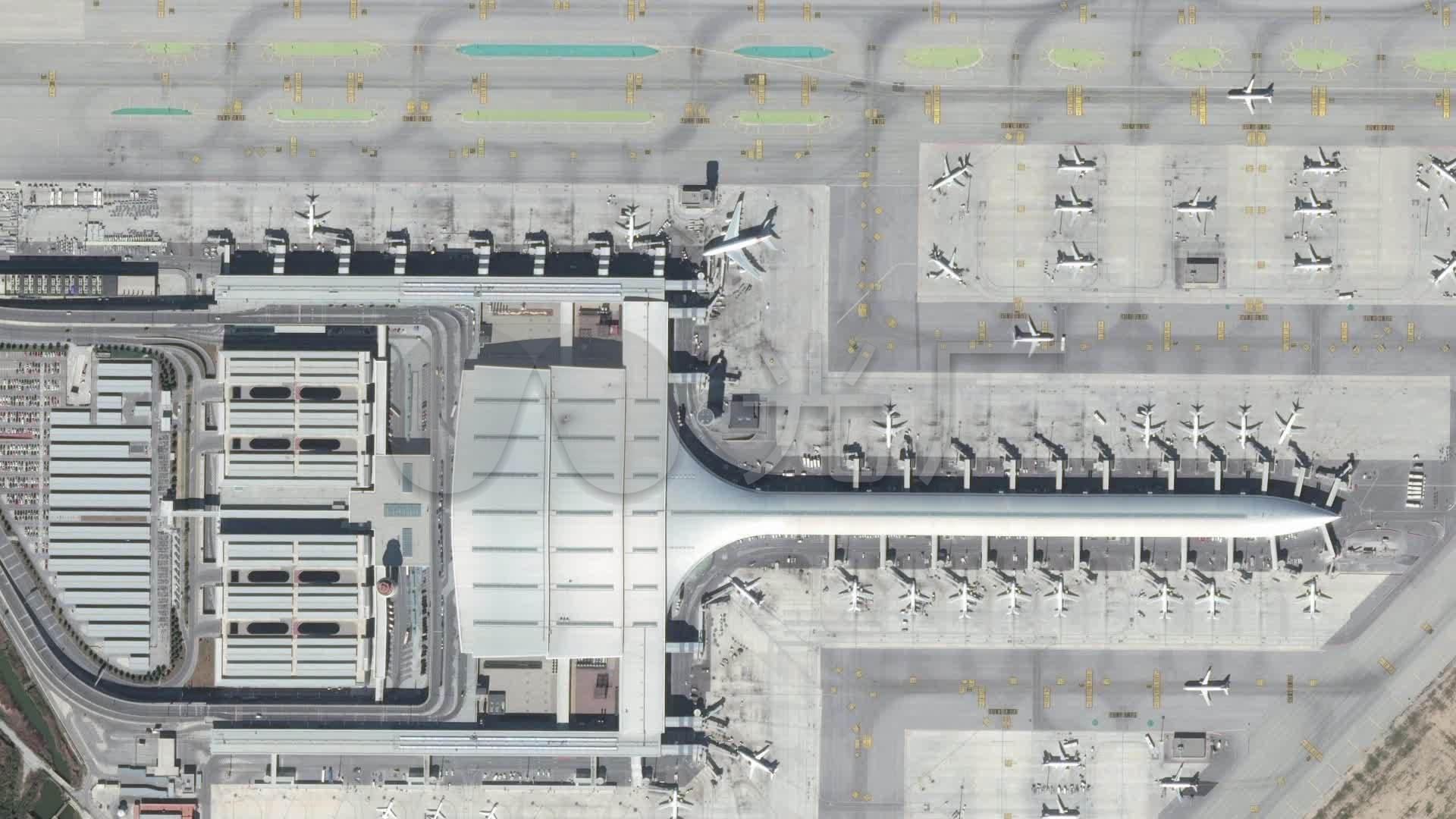 机场俯视图_1920x1080_高清视频素材下载(编号:)_实拍
