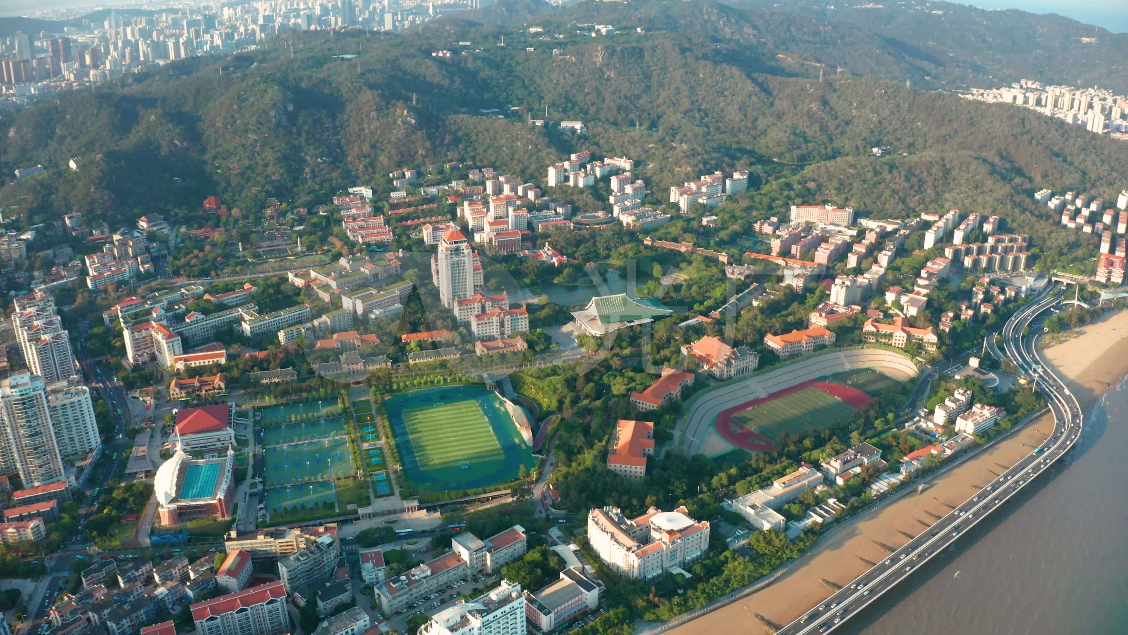 【4k航拍】2021厦门大学思明校区_3840x2160_高清视频