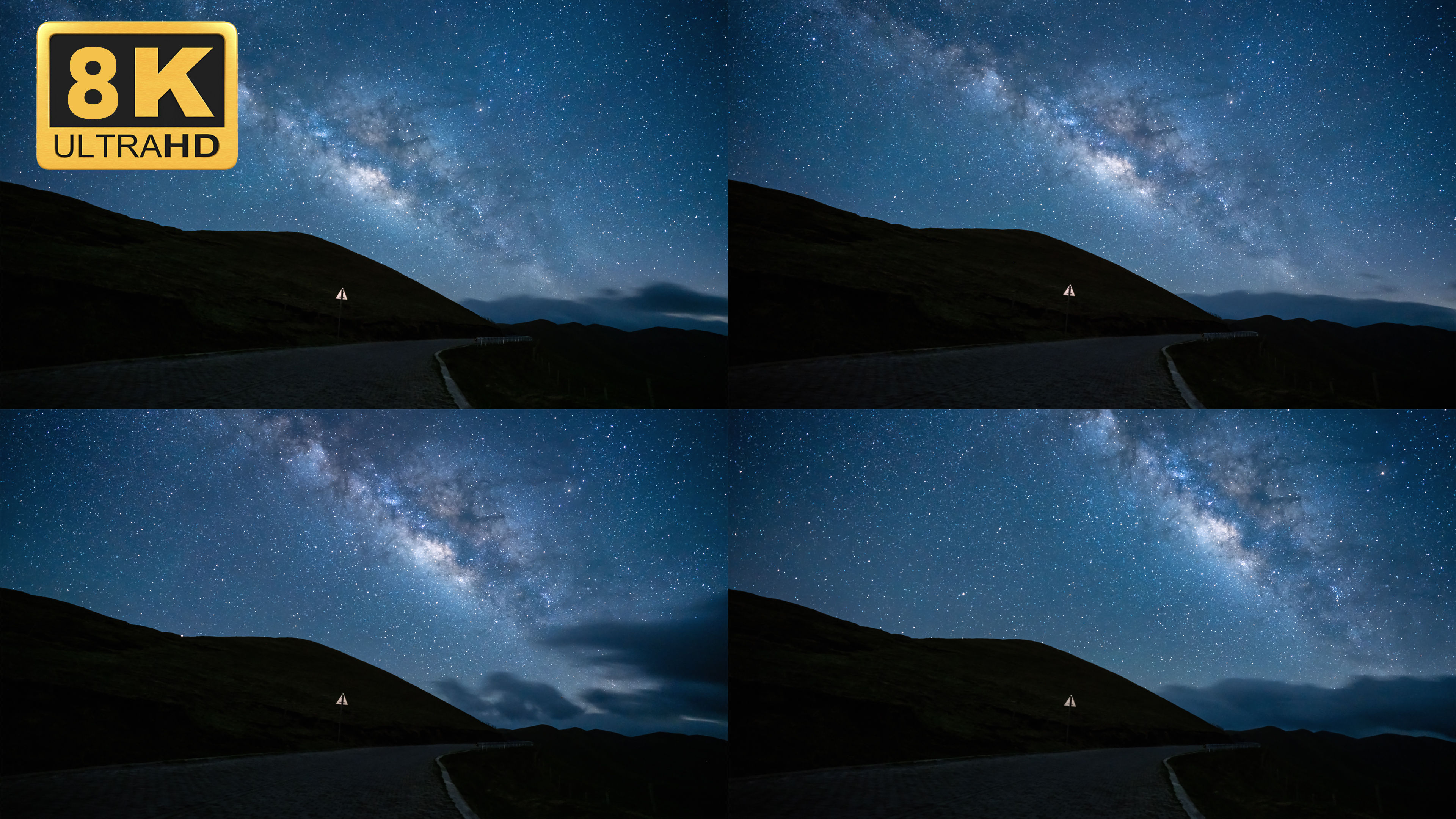 【8k】星空延时,银河系延时