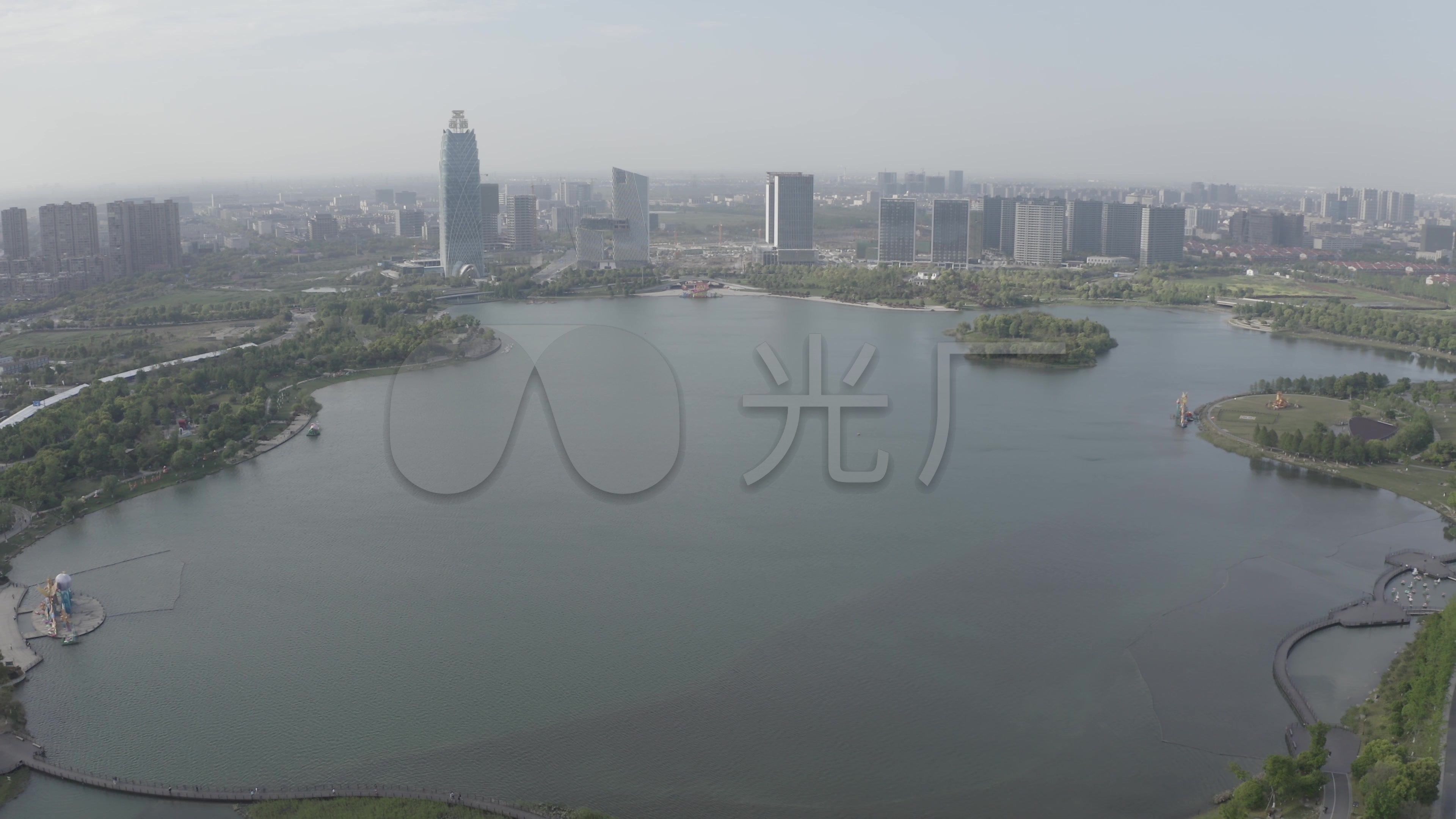 桐乡凤凰湖4kd-log航拍