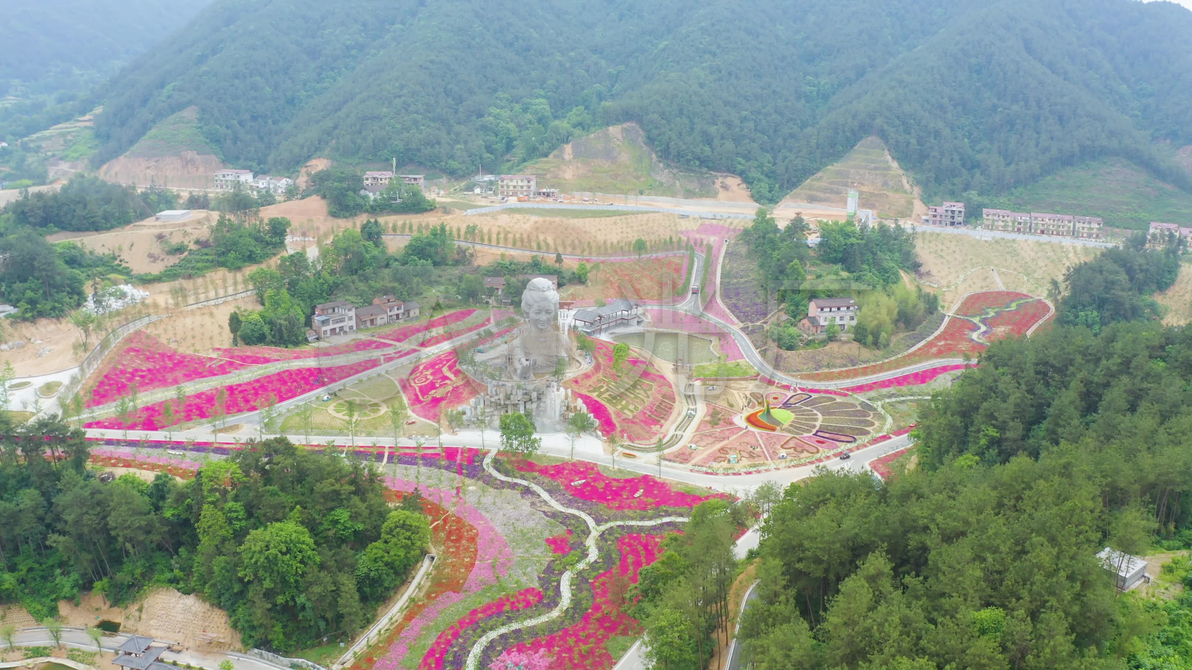4k航拍陕西汉中南湖景区花千谷_3840x2160_高清视频