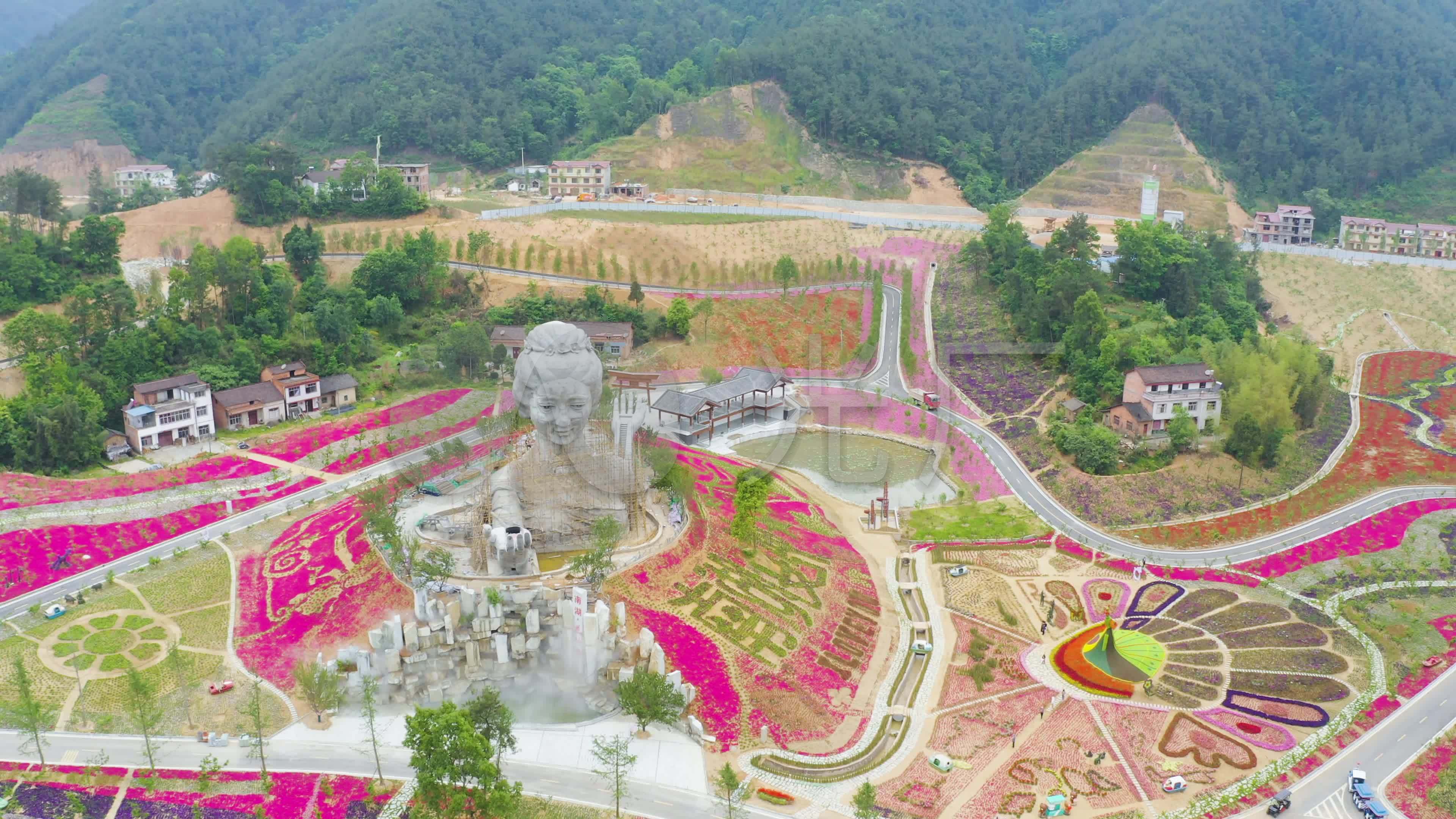 4k航拍陕西汉中南湖景区花千谷_3840x2160_高清视频