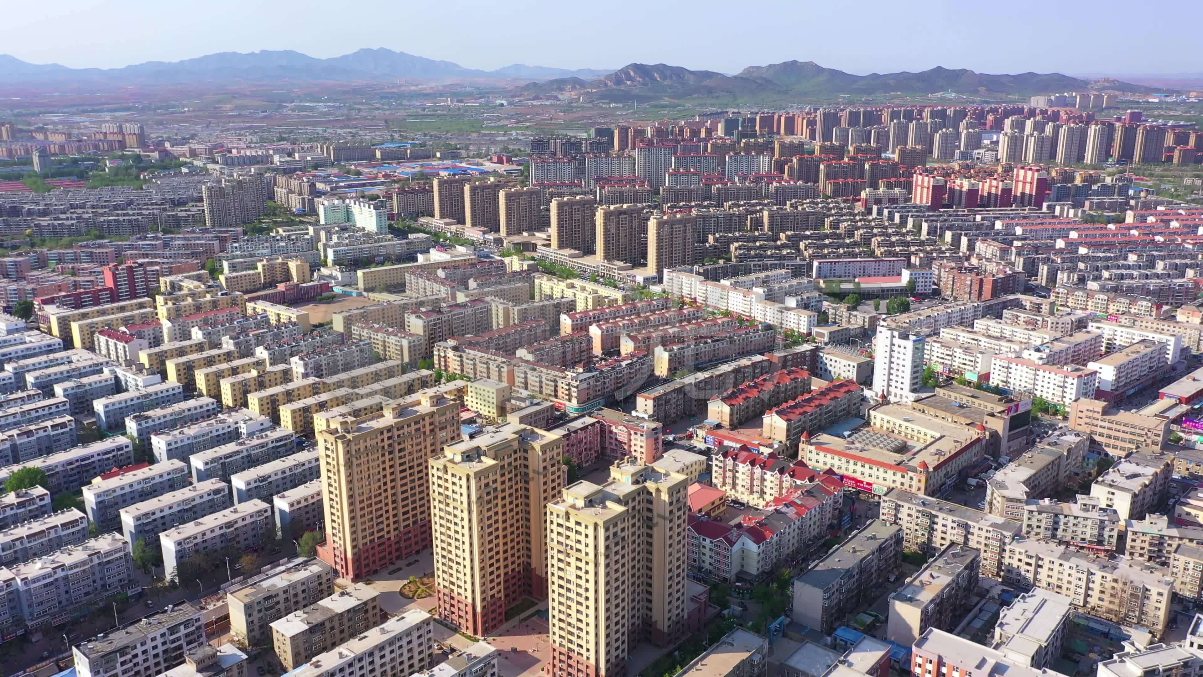【4k】葫芦岛市岛连山区航拍_3840x2160_高清视频素材