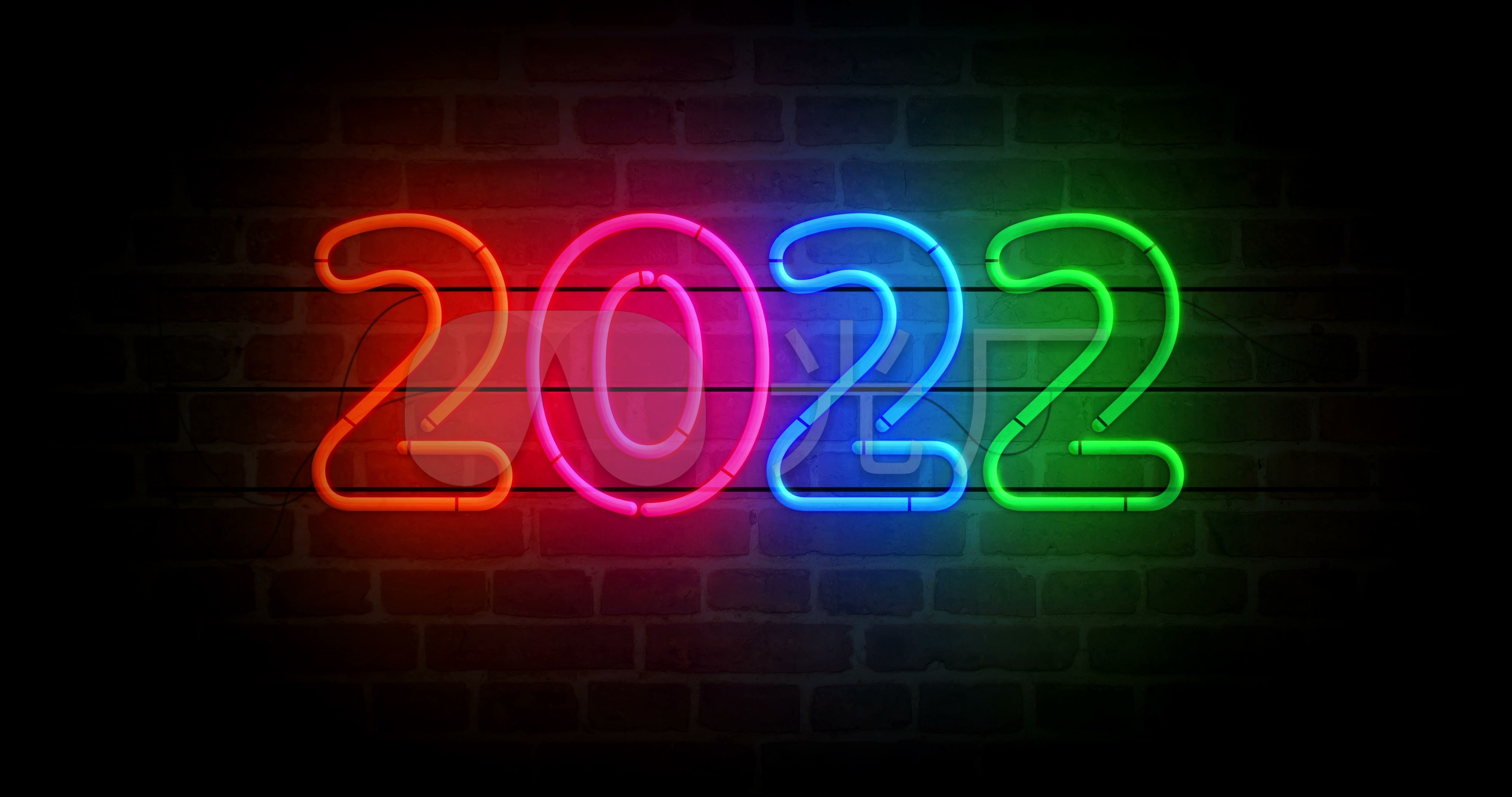 2022霓虹灯背景墙