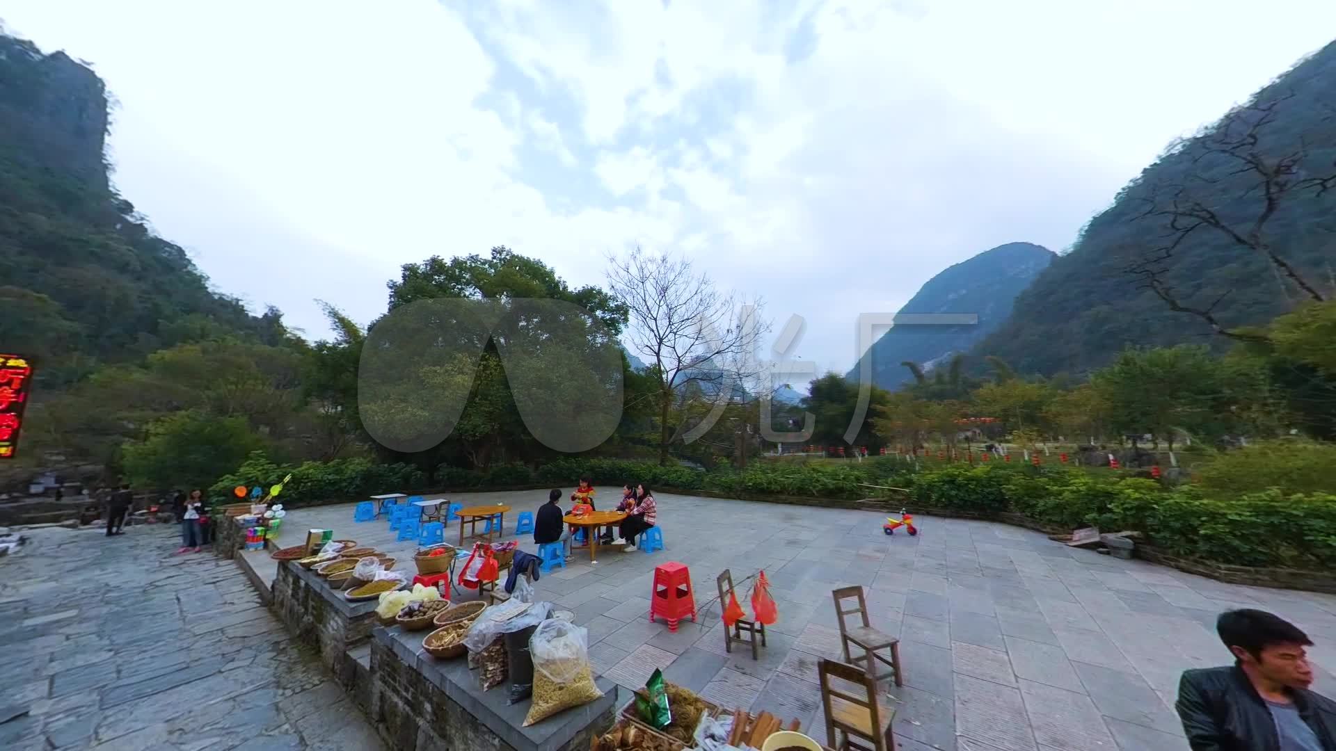 广西 黄姚古镇 旅拍 景点 航拍