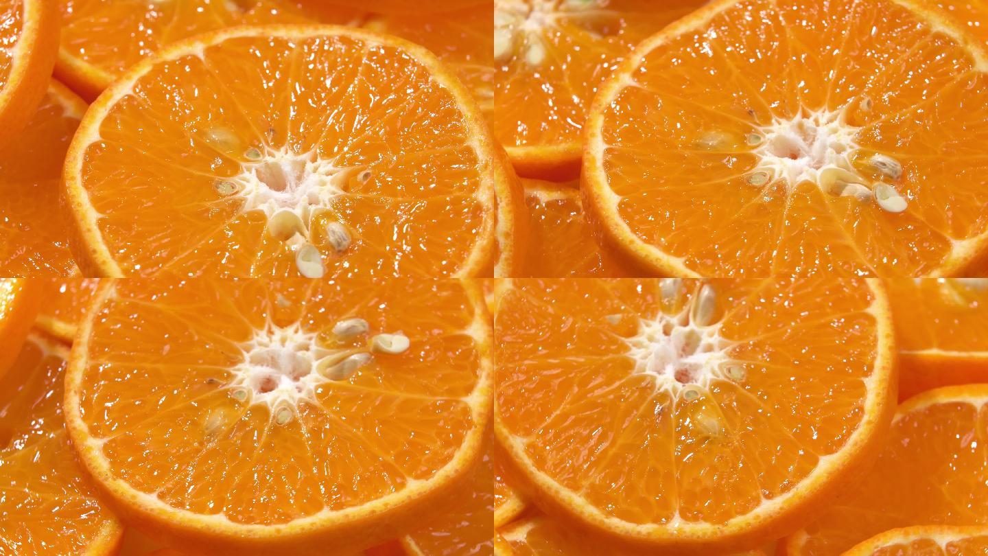 切开的橙子_3840x2160_高清视频素材下载(编号:)_实拍