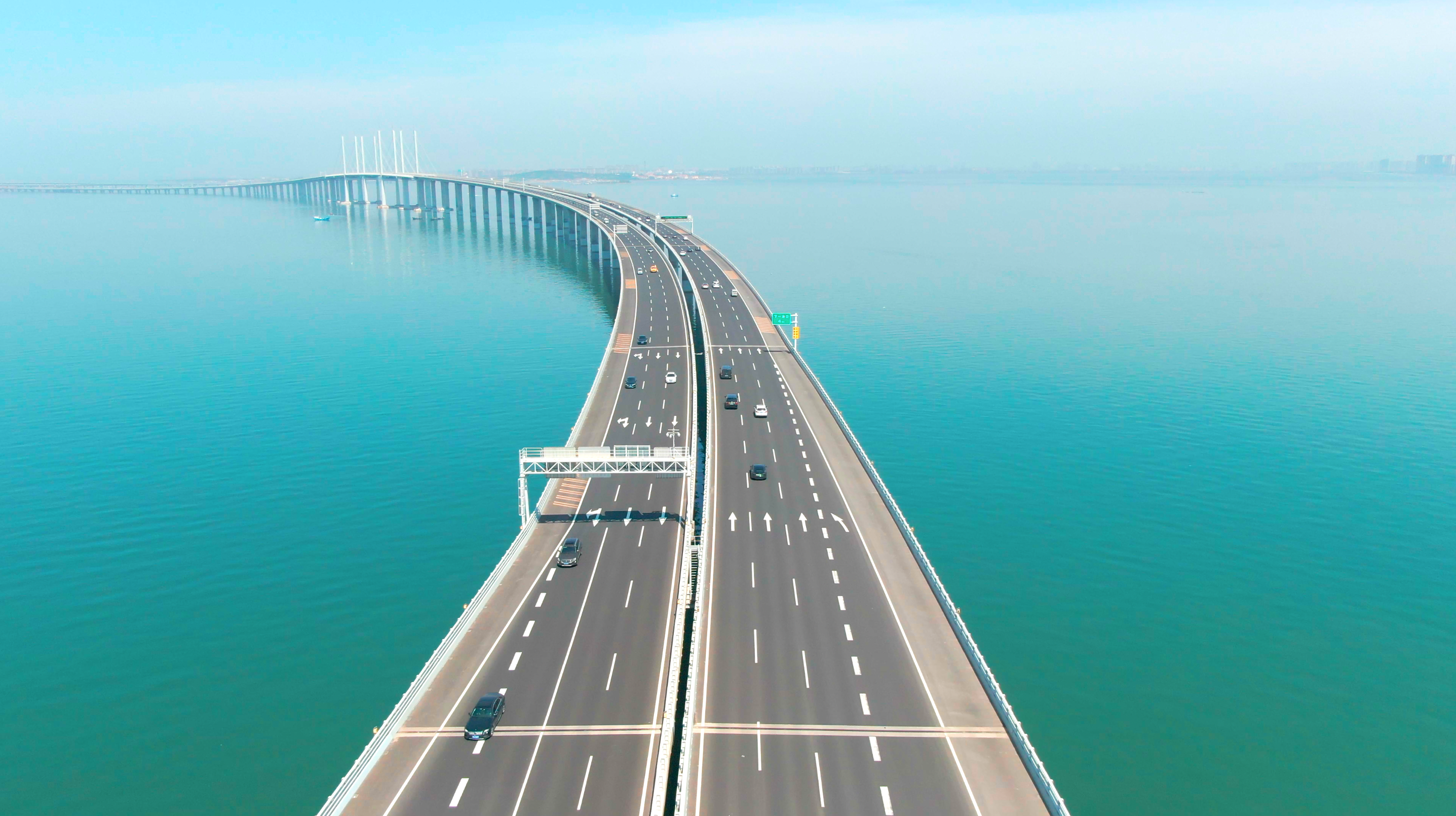 4k青岛胶州湾跨海大桥