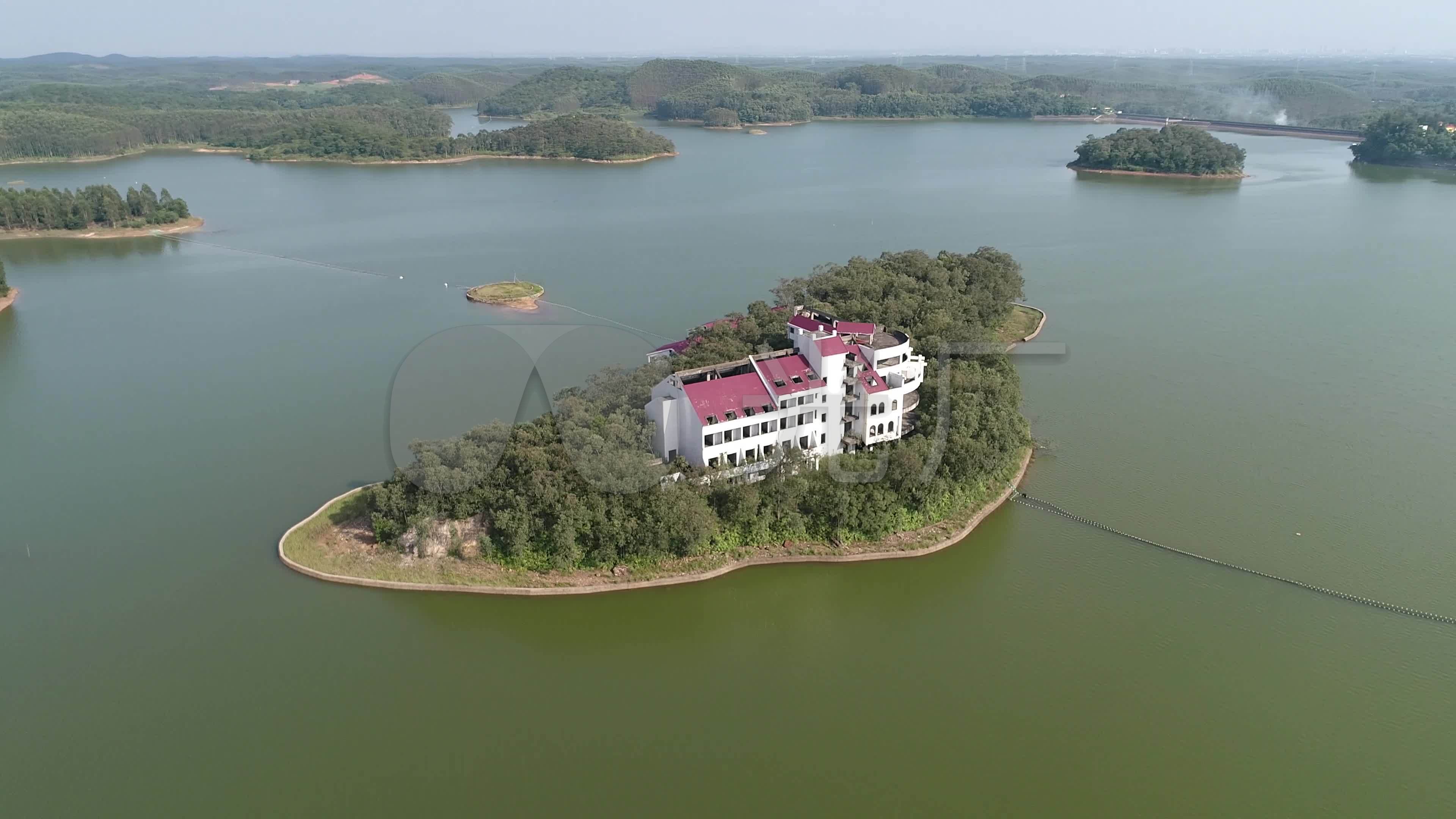 北海星岛湖航拍宣传片_3840x2160_高清视频素材下载