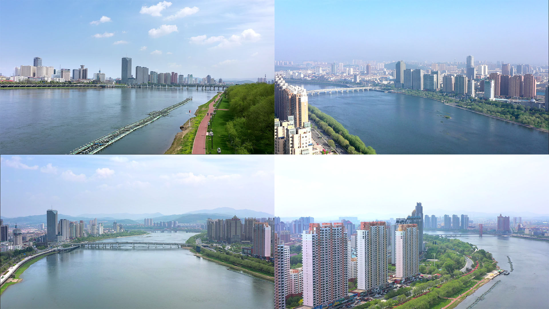【4k】吉林市松花江航拍_3840x2160_高清视频素材下载(编号:5838256)_