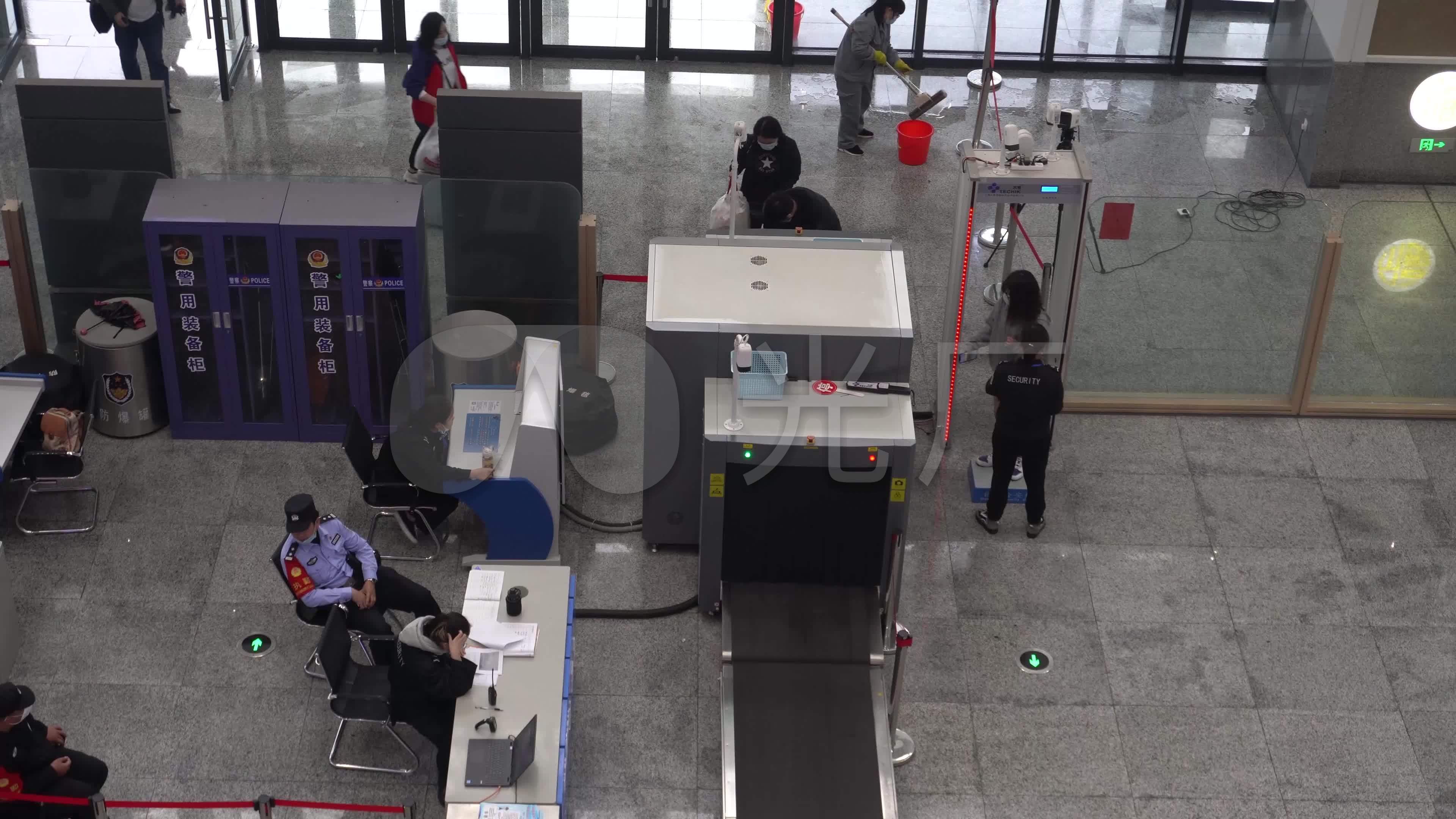 火车站安检口_3840x2160_高清视频素材下载(编号:5852701)_实拍视频