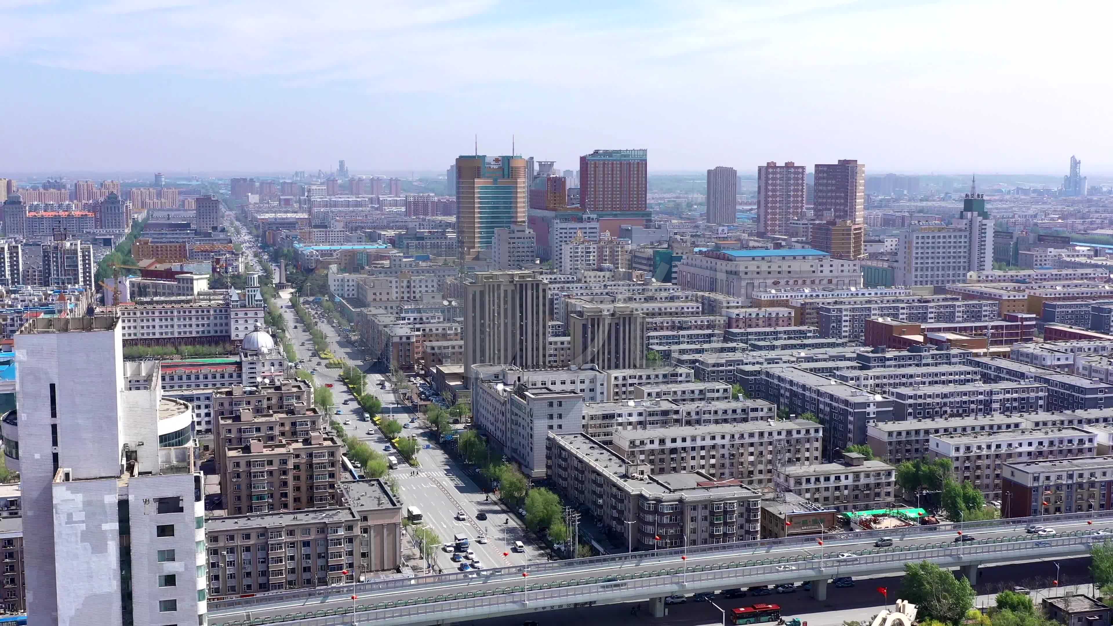 【4k】四平市大景航拍_3840x2160_高清视频素材下载