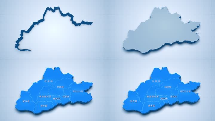 拉萨地图(高清视频)
