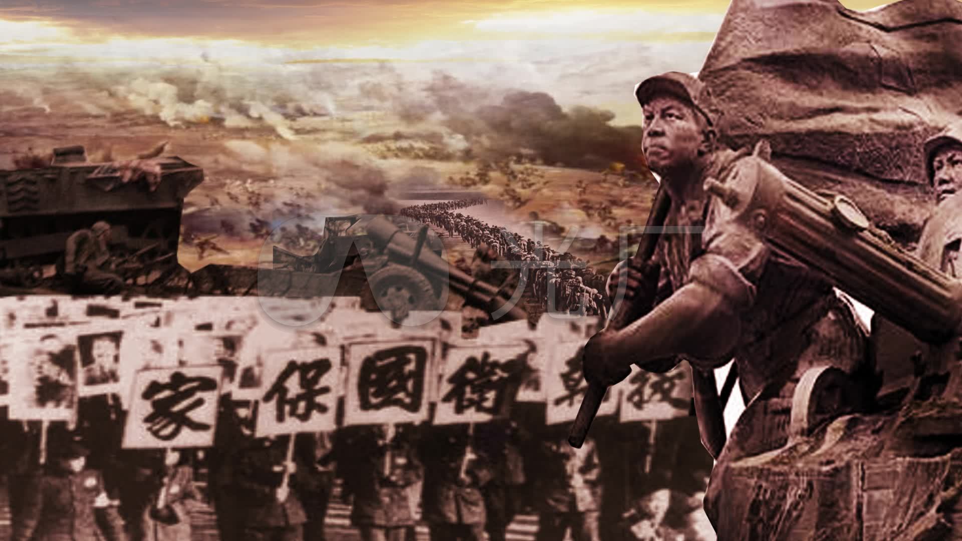 抗美援朝_1920x1080_高清视频素材下载(编号:5866307)