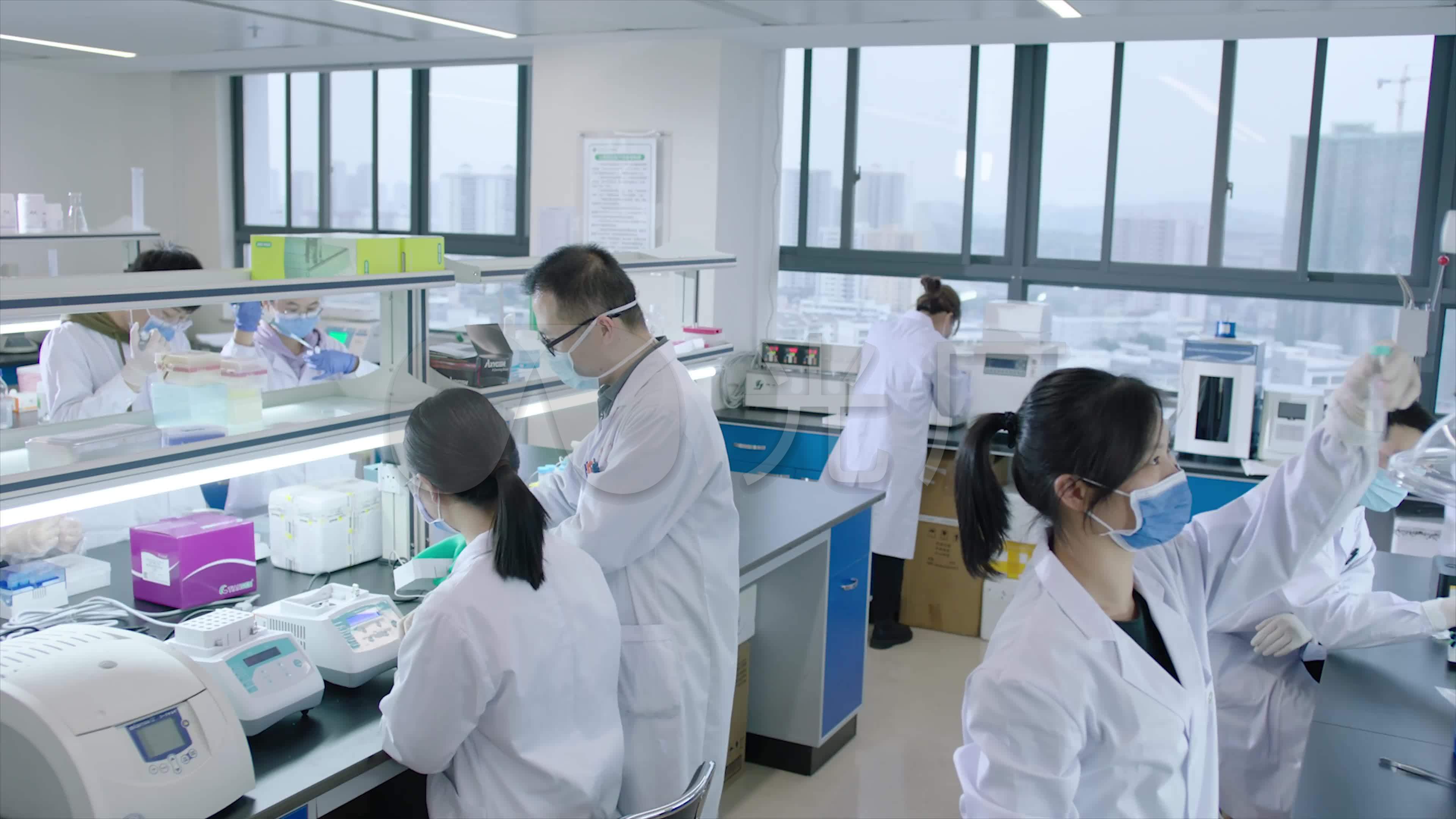 医院检验科做实验视频素材