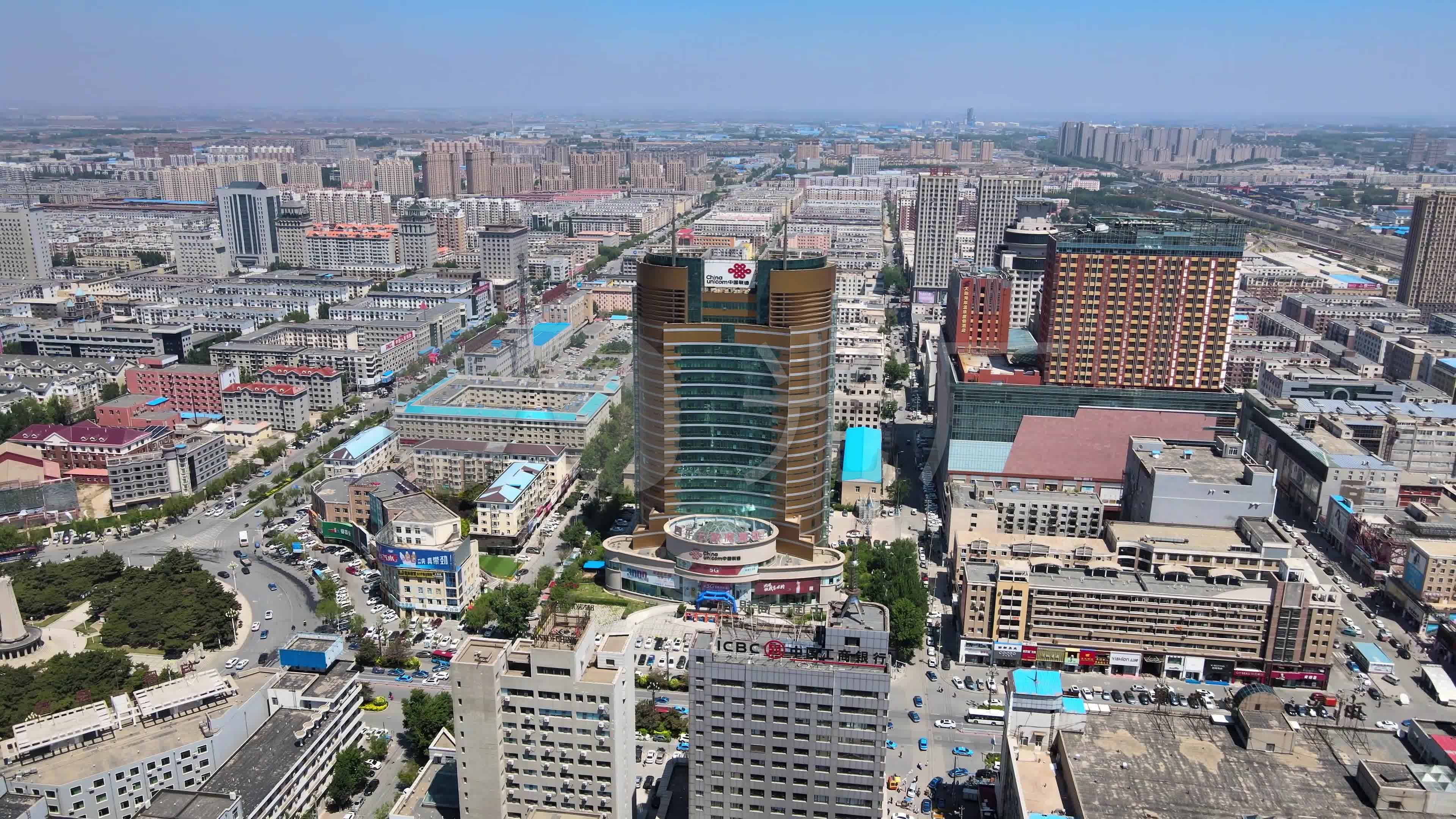 四平城市航拍大景