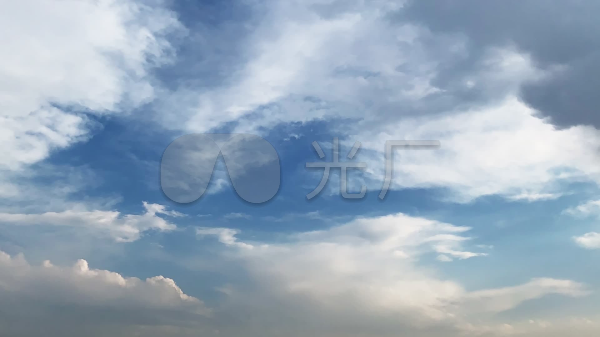【hd天空】仙境云雾穿透云层晴空唯美背景