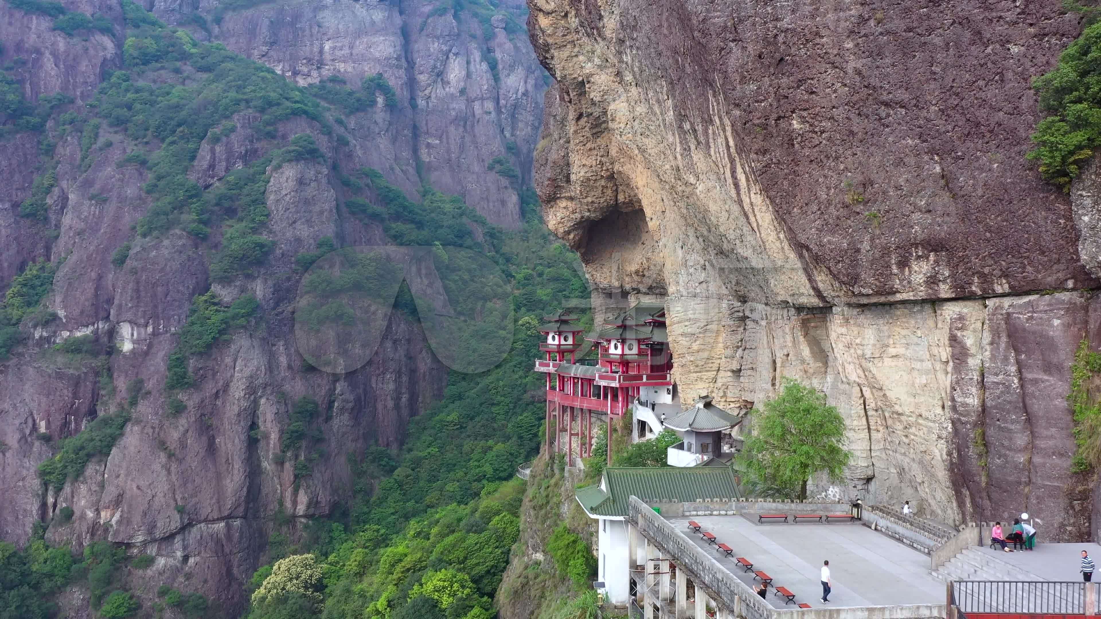 航拍福建漳州灵通山_3840x2160_高清视频素材下载(:)