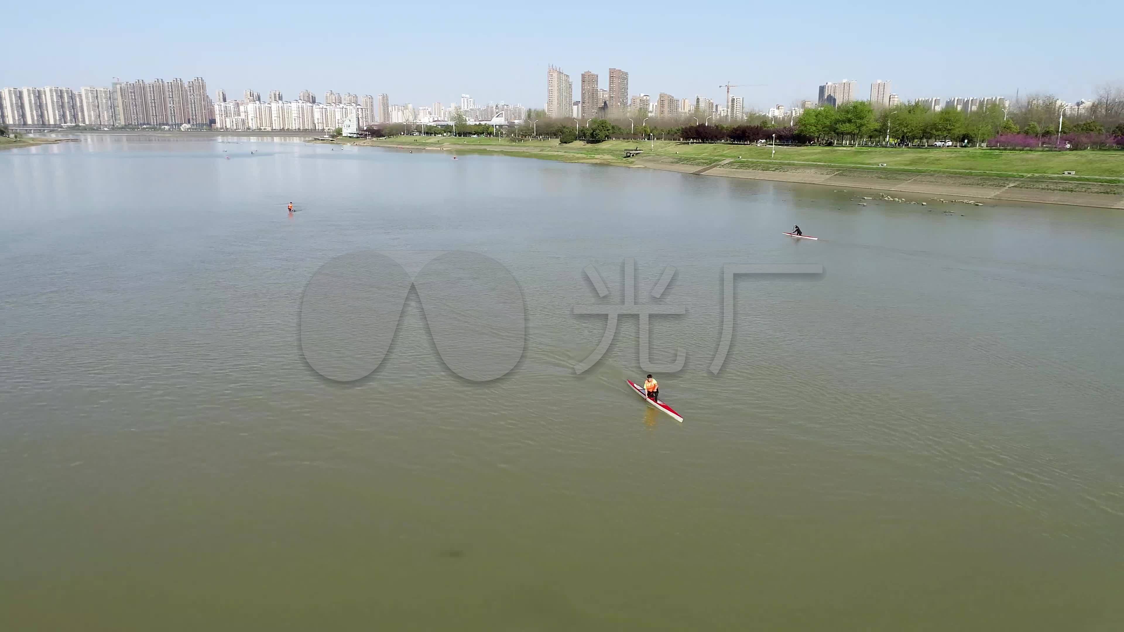航拍六安淠河