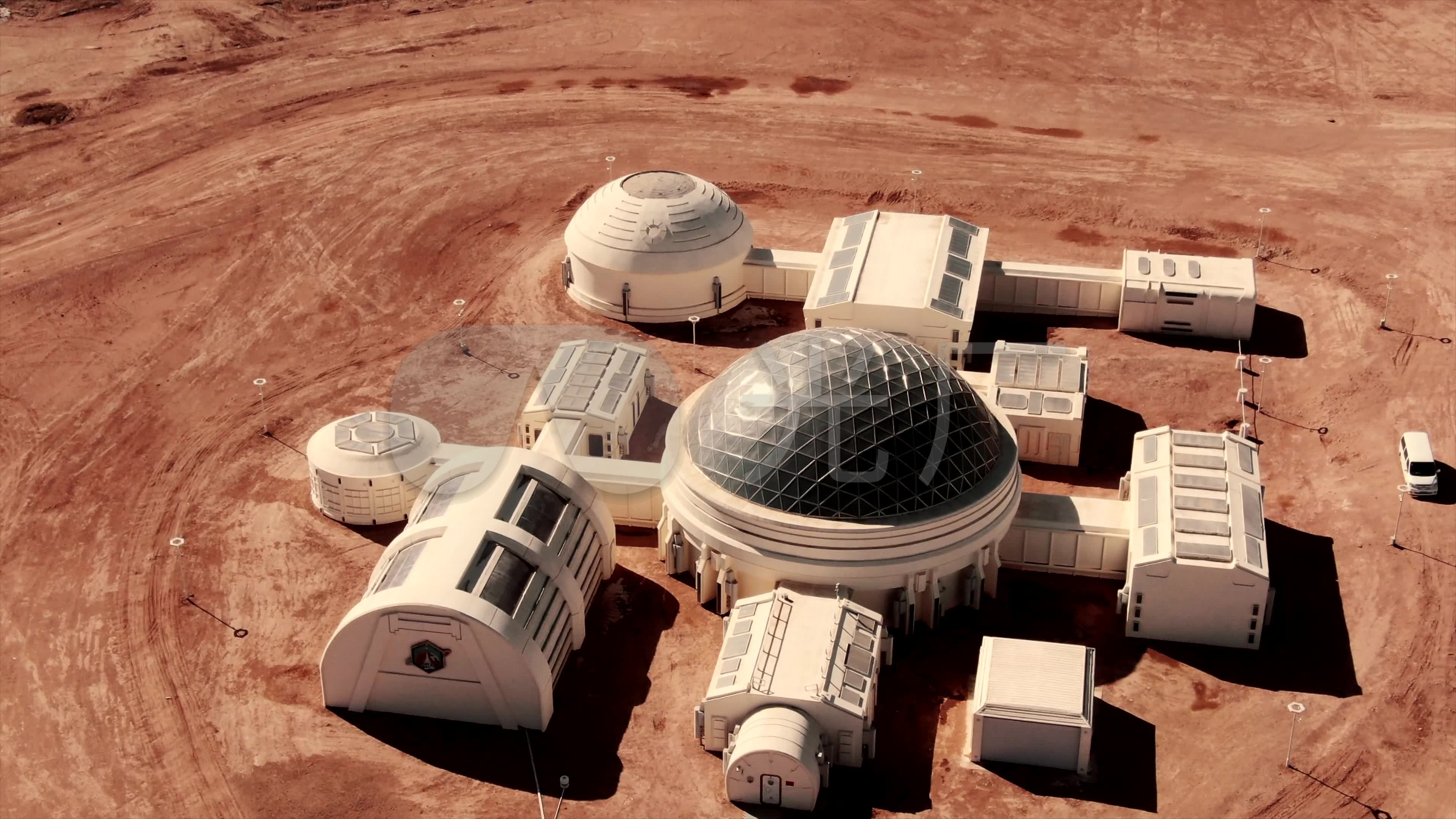 火星基地营地地貌实拍_3840x2160_高清视频素材下载(编号:5882510)