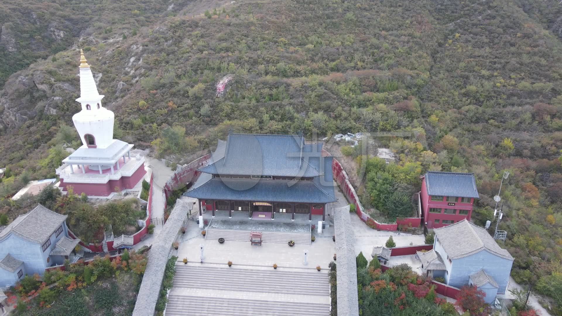 航拍宣化河南寺