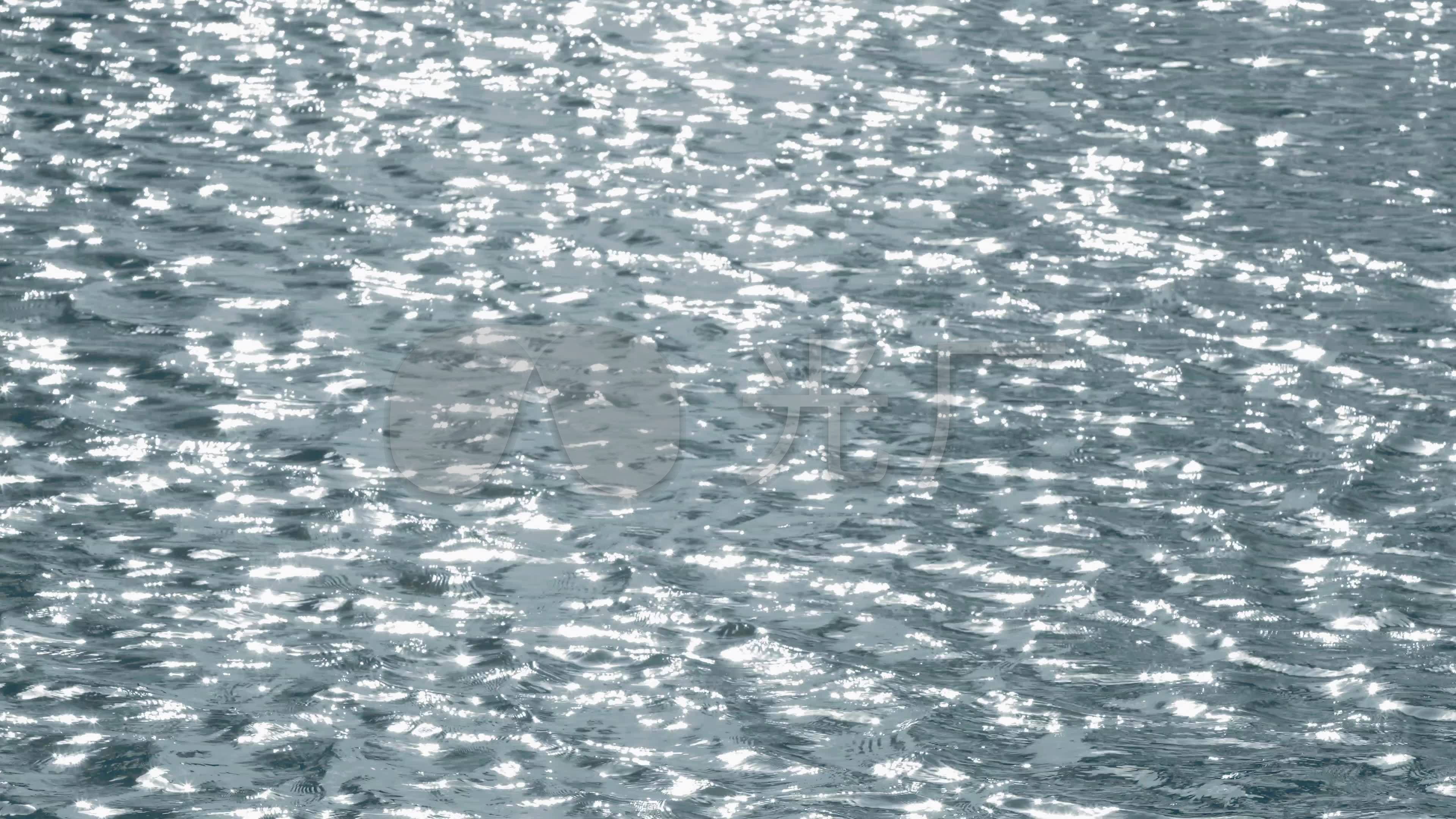 波光水面湖面波光粼粼江面湖水河流黄波光_3840x2160_高清视频素材