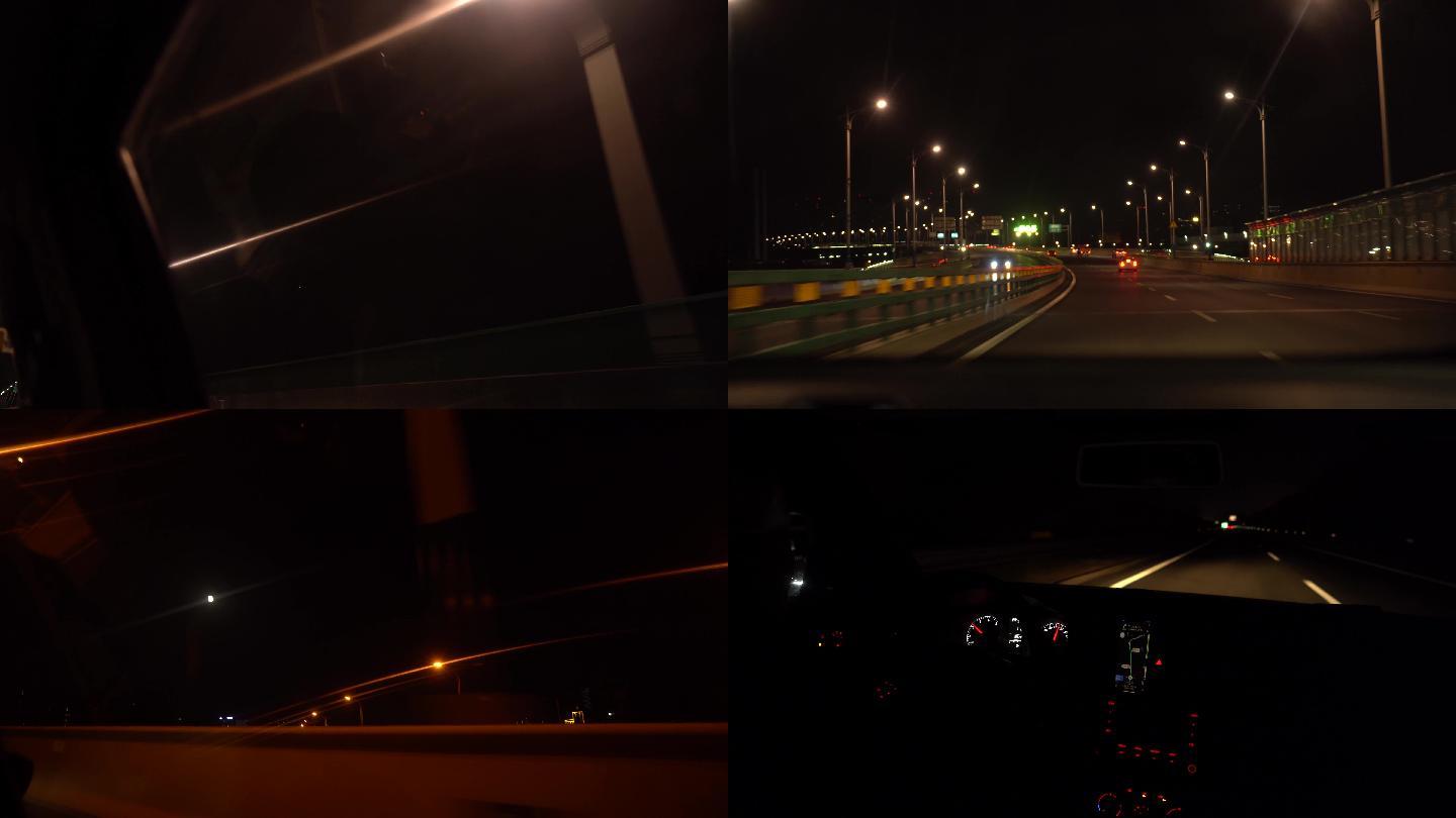 夜晚开车滴滴顺风车