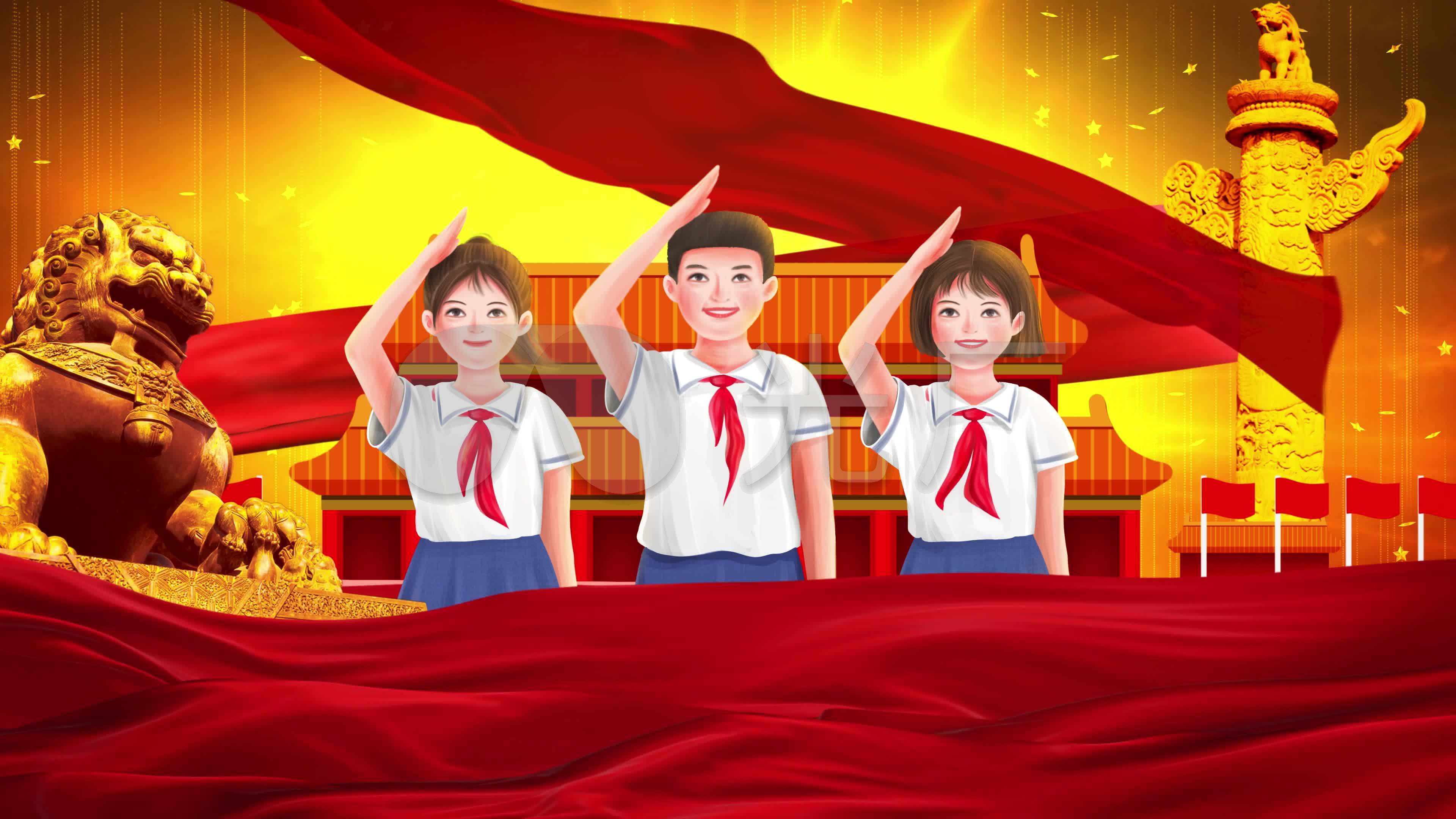 儿童歌曲红领巾飘起来伴奏成品配乐