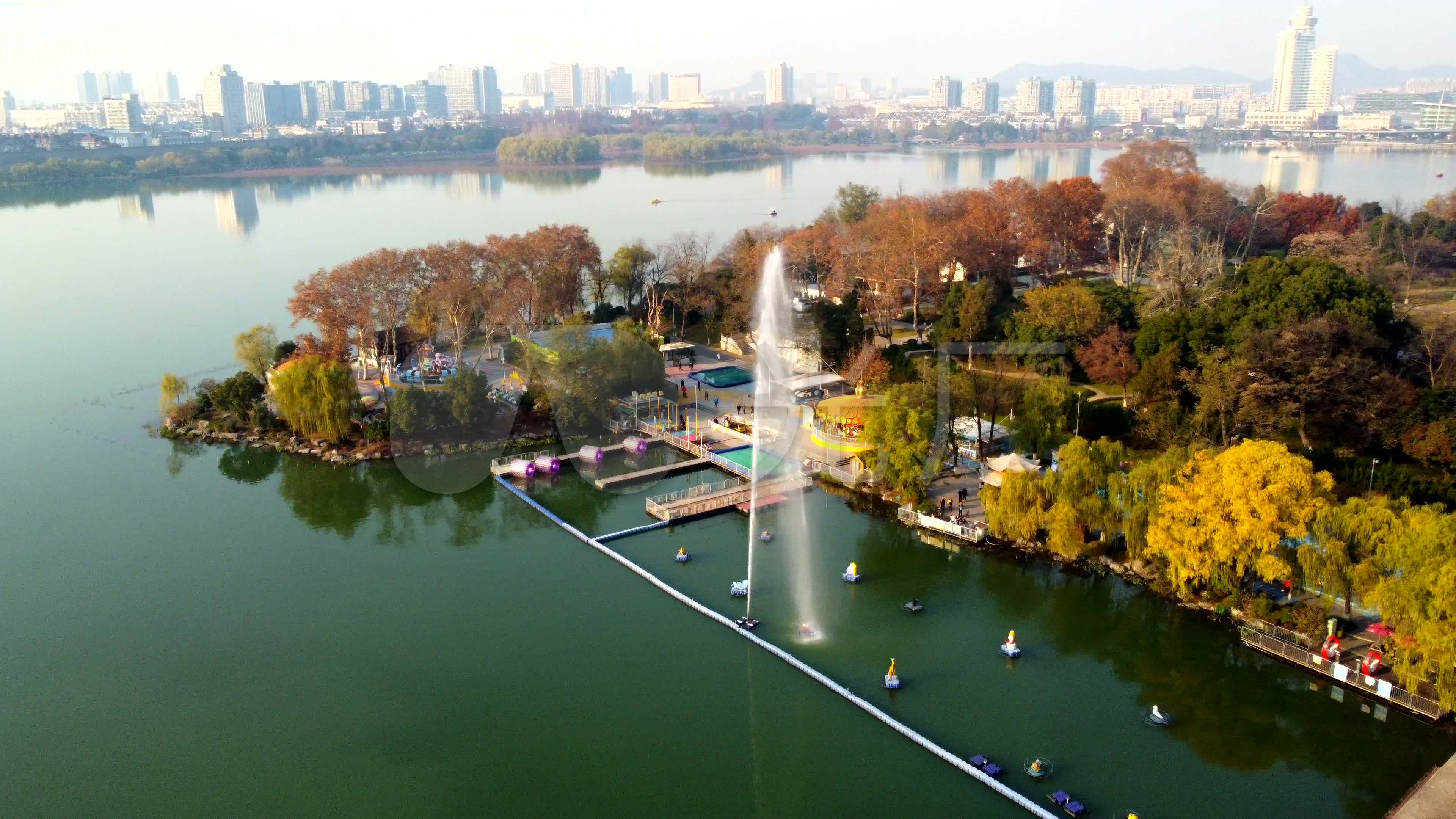 南京玄武湖公园_3840x2160_高清视频素材下载(编号:5890806)_实拍视频