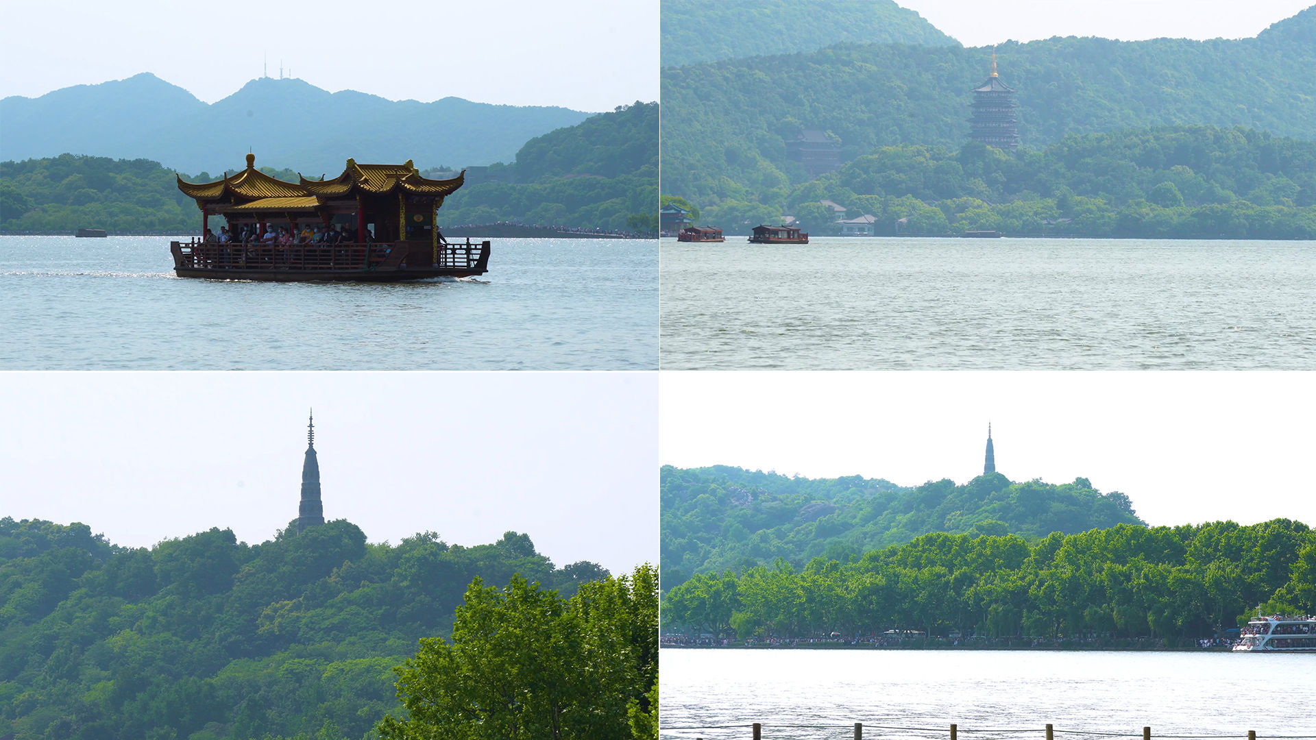 杭州西湖(断桥雷峰塔保俶山)