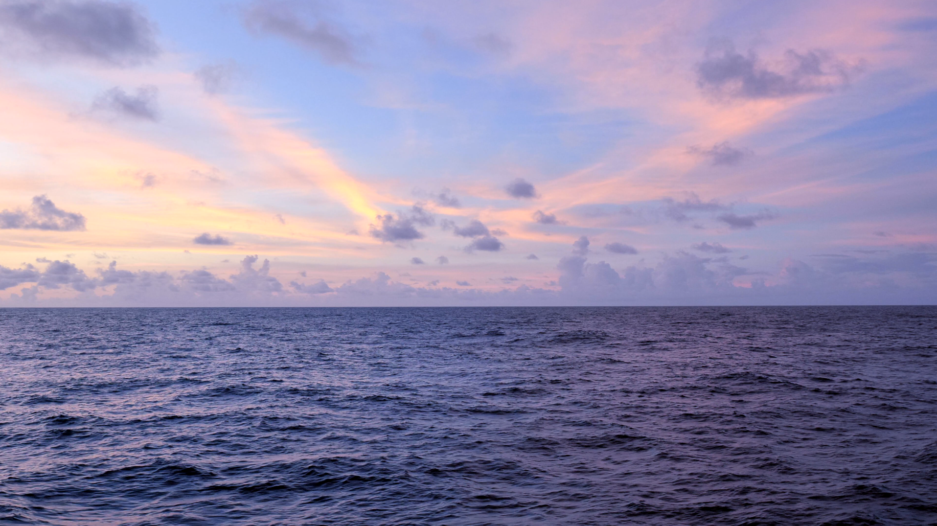 【4k】大海夕阳晚霞