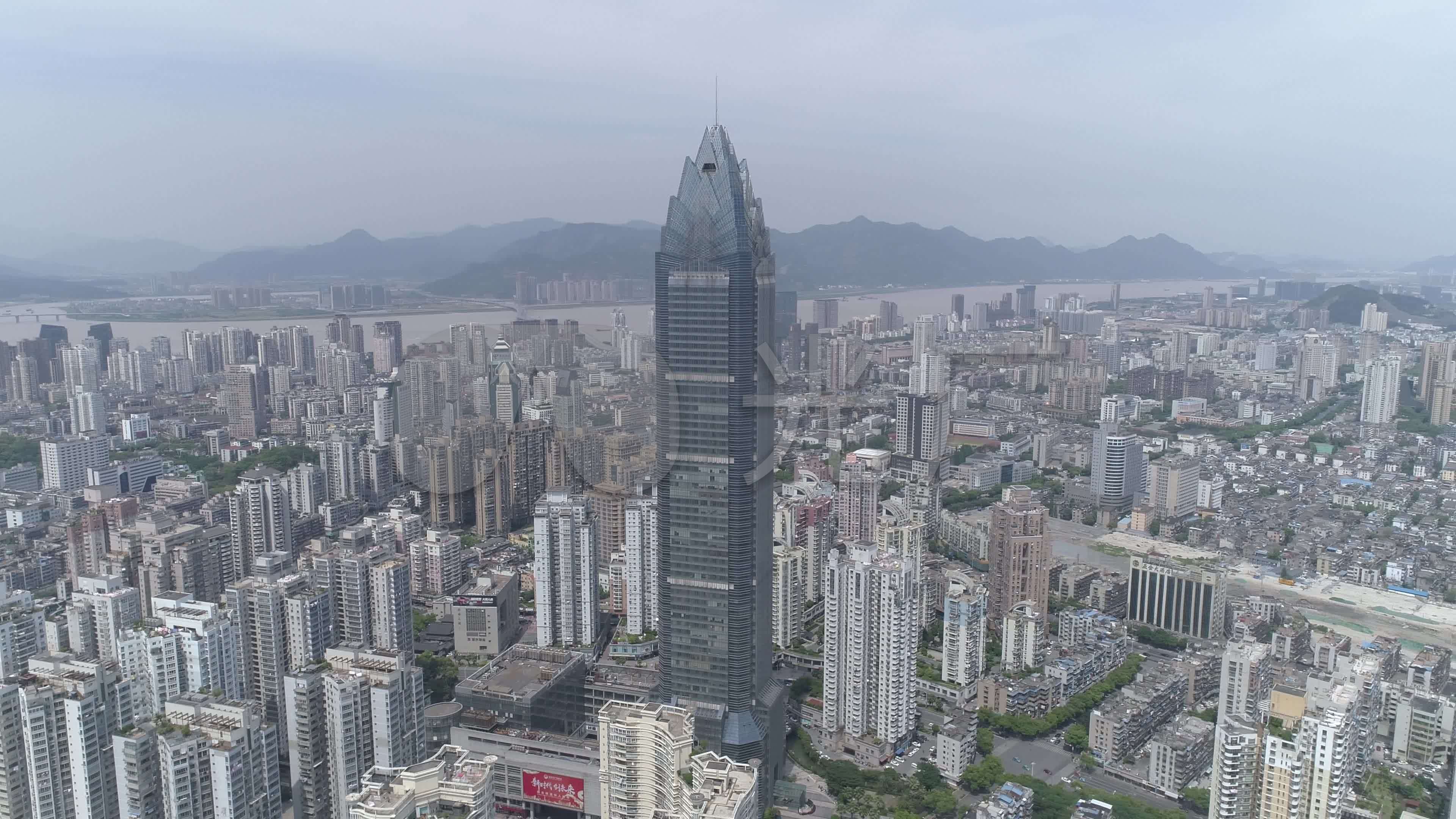 温州市鹿城区航拍01_3840x2160_高清视频素材下载(:)