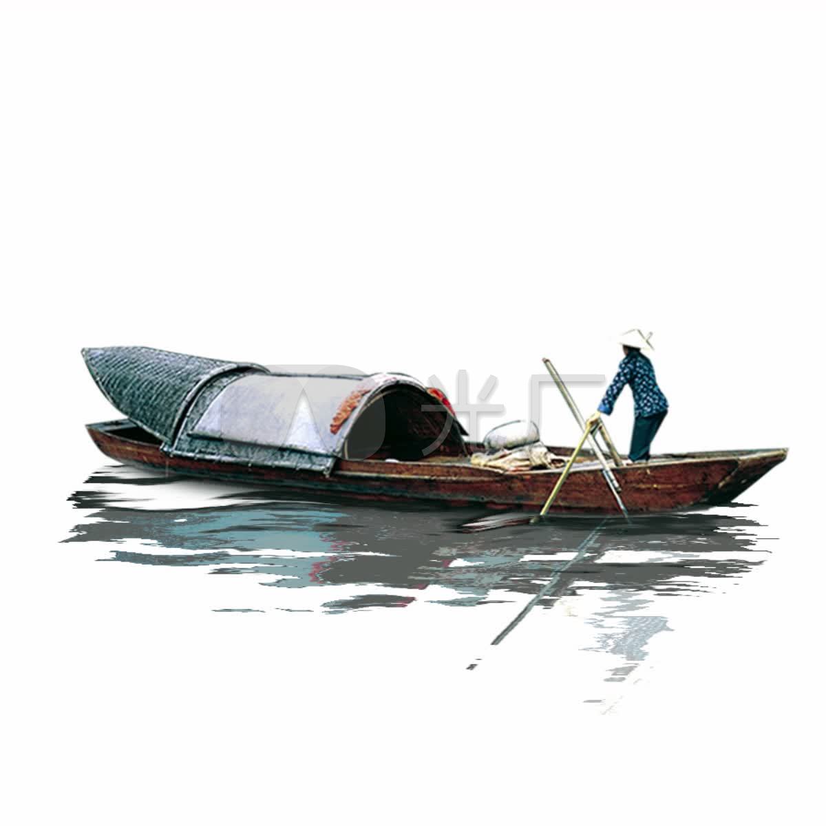 古风小船视频素材_1200x1200_高清视频素材下载(编号
