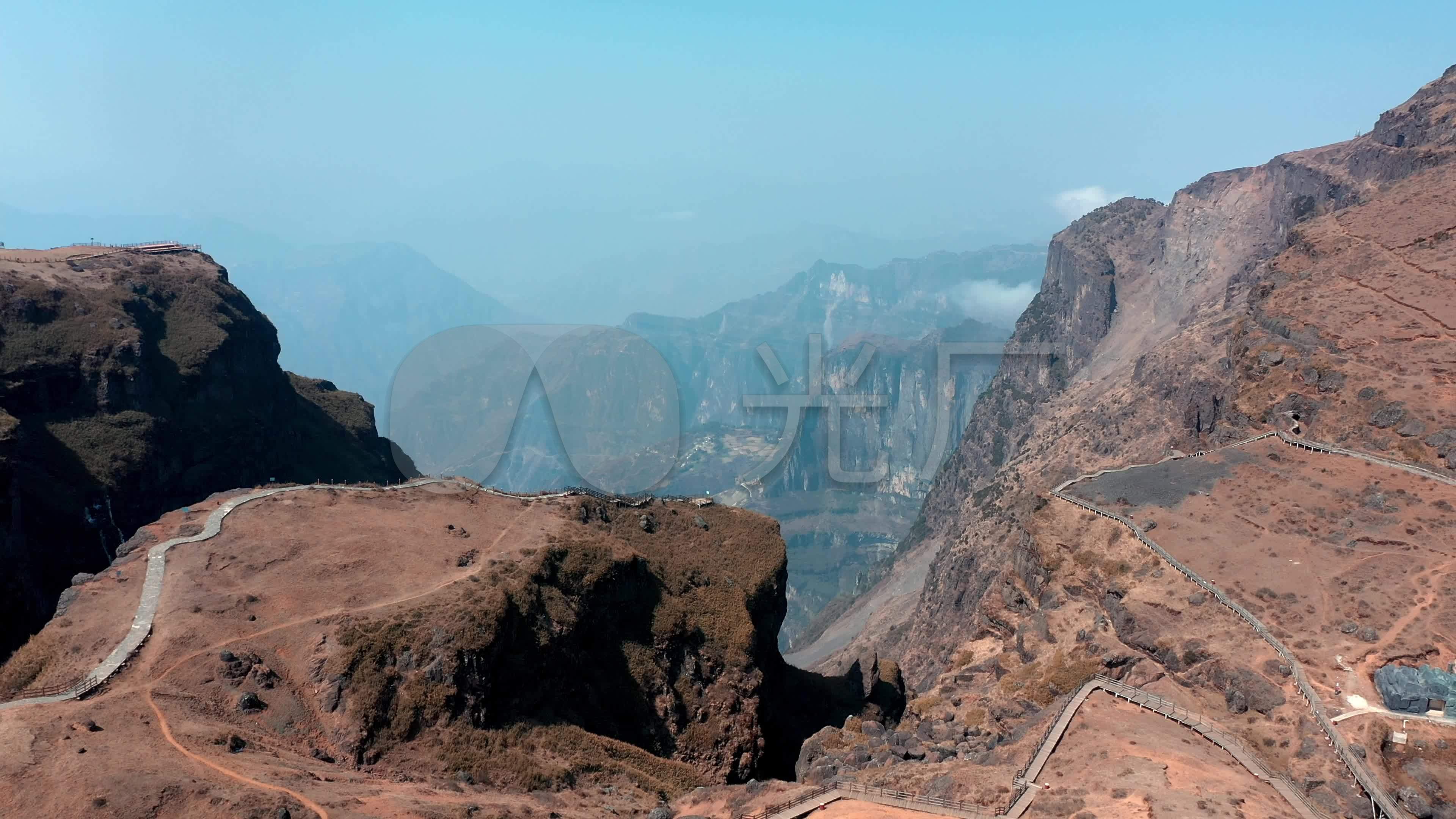 云南昭通昭阳区大山包景区航拍4k_3840x2160_高清视频素材下载(编号