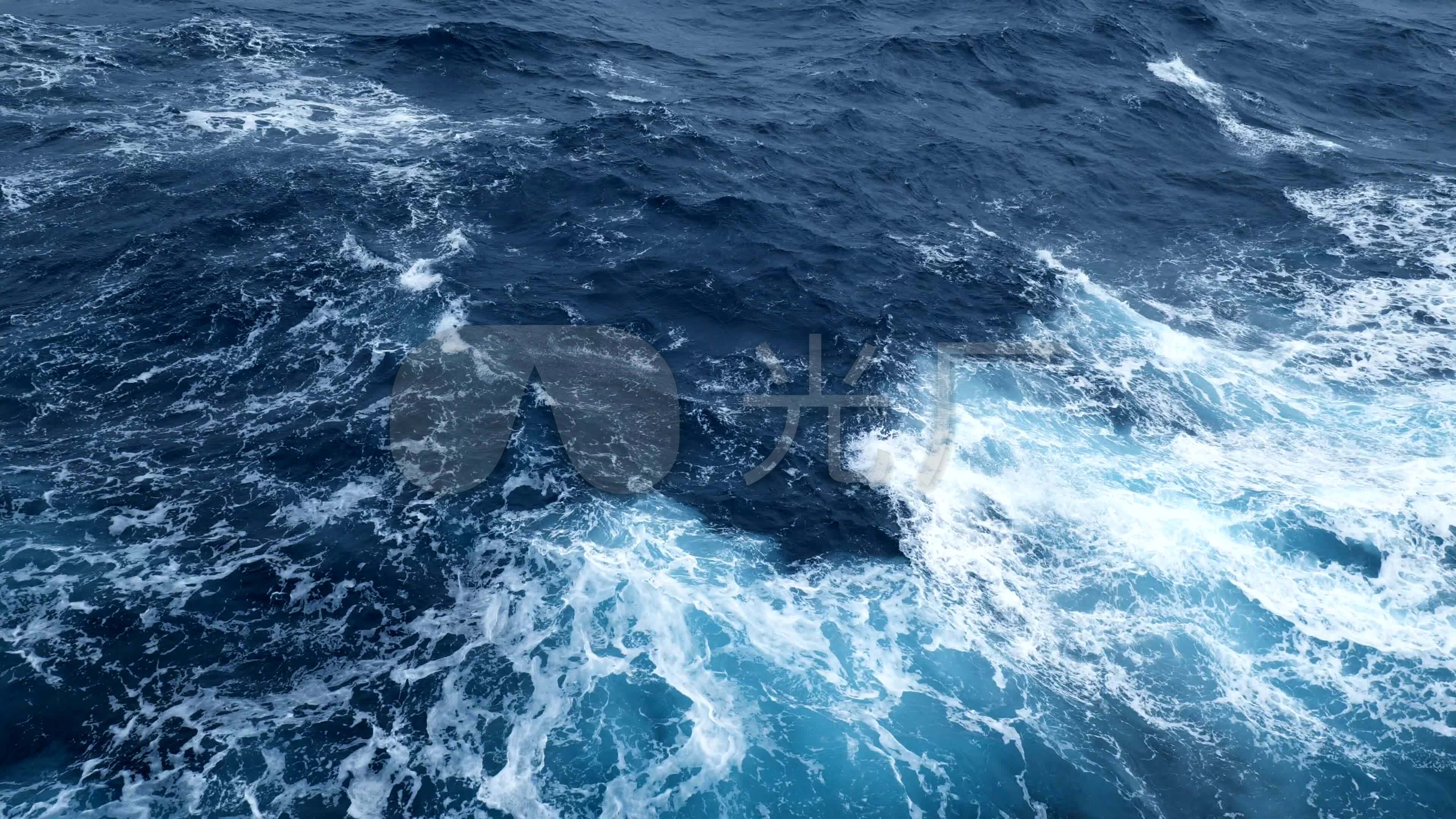 【4k】海浪-风浪-大海-波涛汹涌的海面_3840x2160_(:)