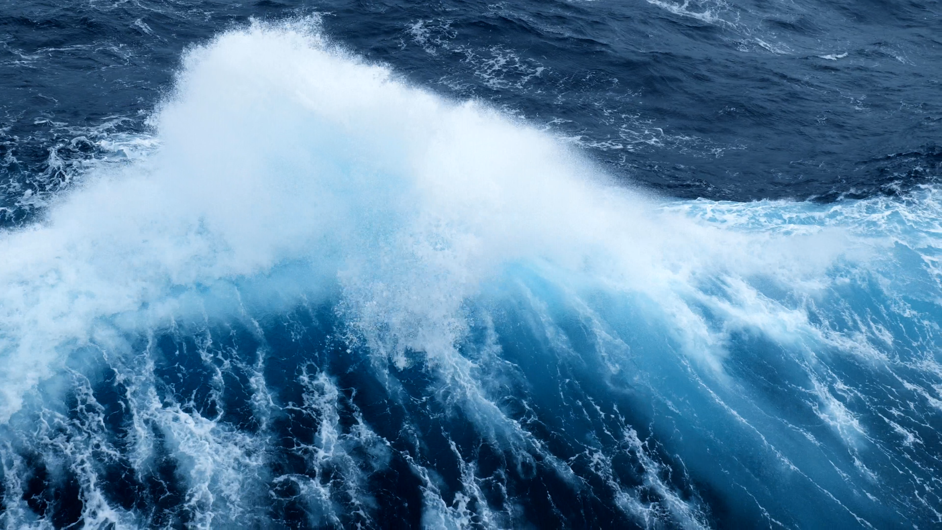 【4k】海浪-风浪-大海-波涛汹涌的海面