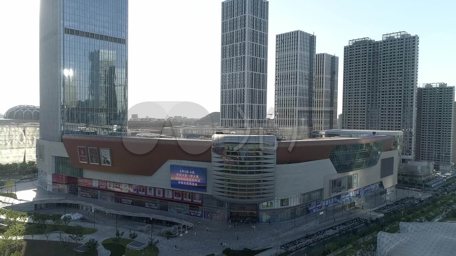 济南万象城航拍_1920x1080_高清视频素材下载(编号:5951957)_实拍视频