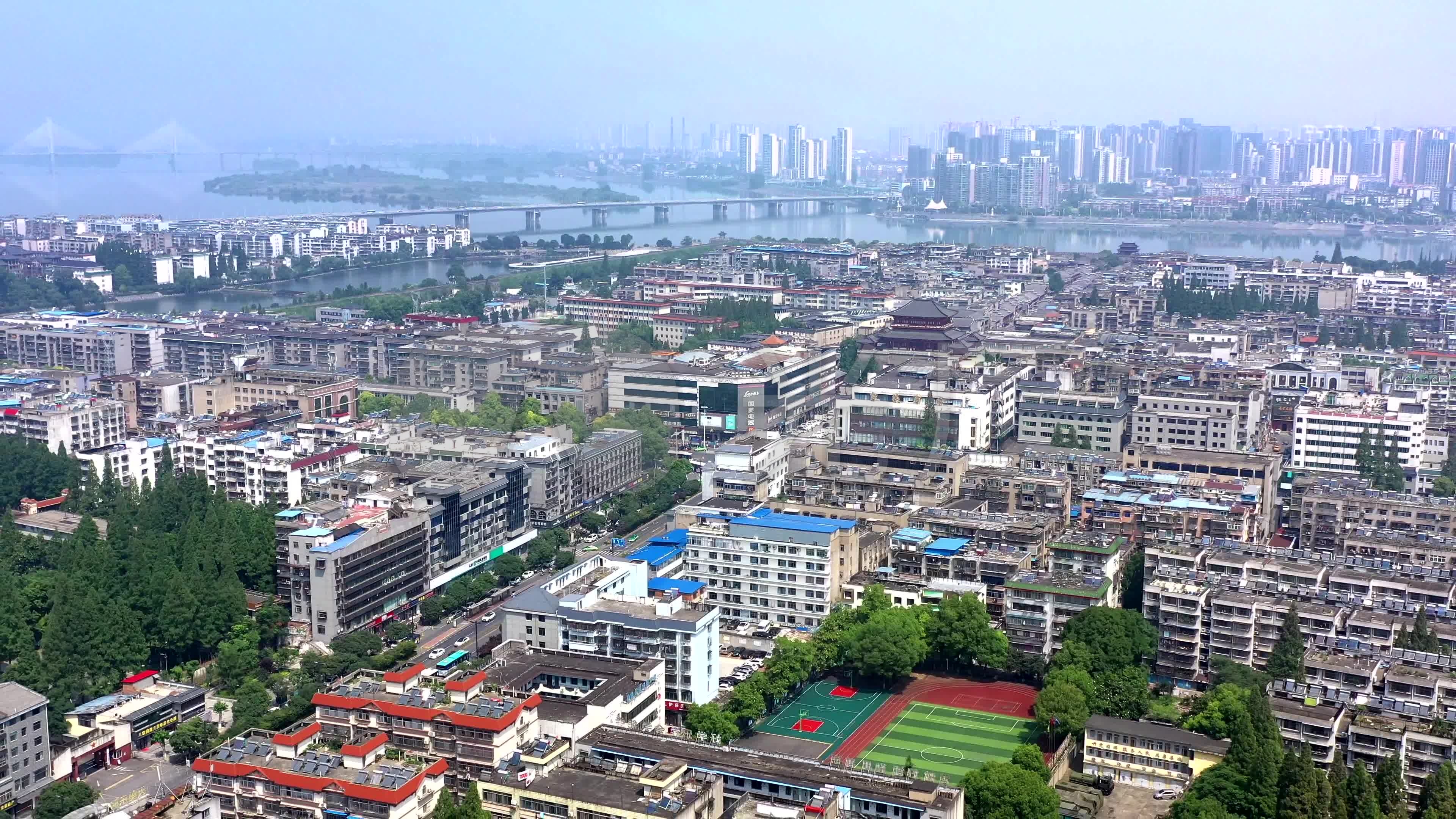 【4k】湖北襄阳城市航拍_3840x2160_高清视频素材下载(编号:5959055)