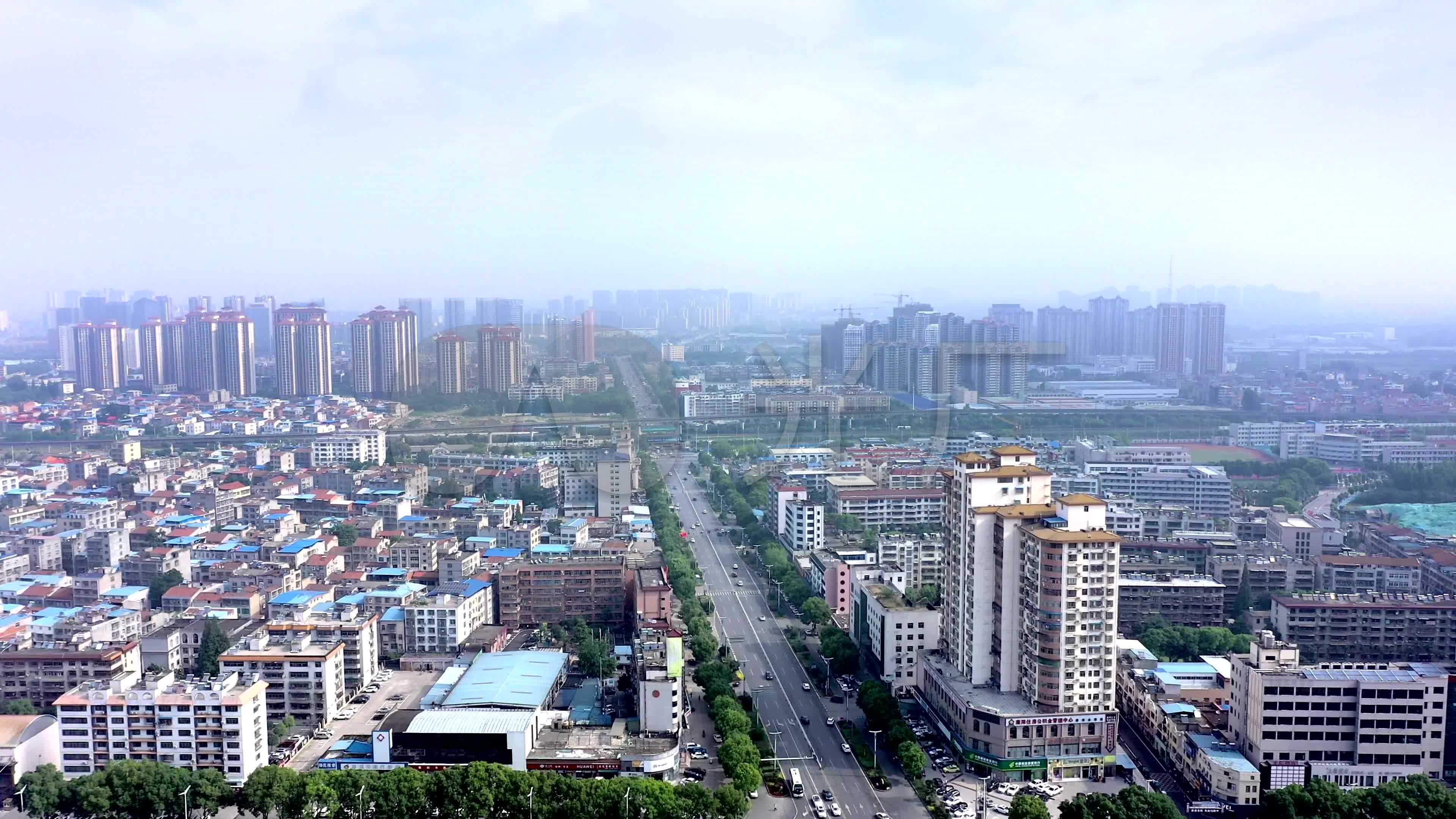 【4k】湖北襄阳城市航拍_3840x2160_高清视频素材下载