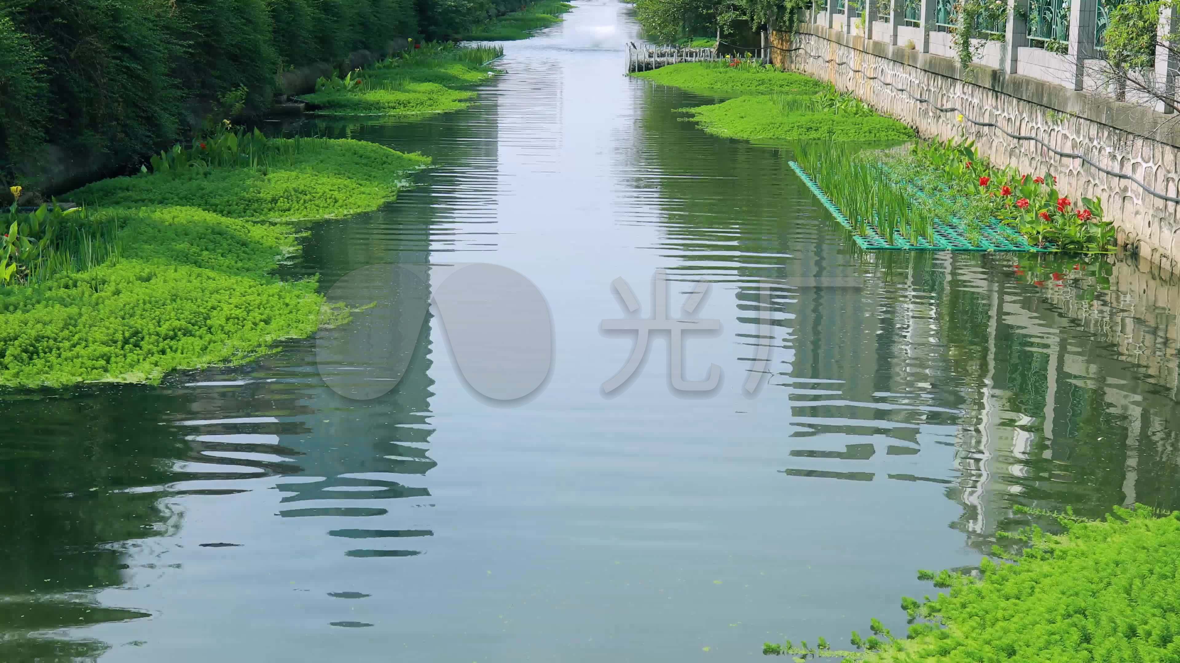 城市河道治理_3840x2160_高清视频素材下载(编号:)