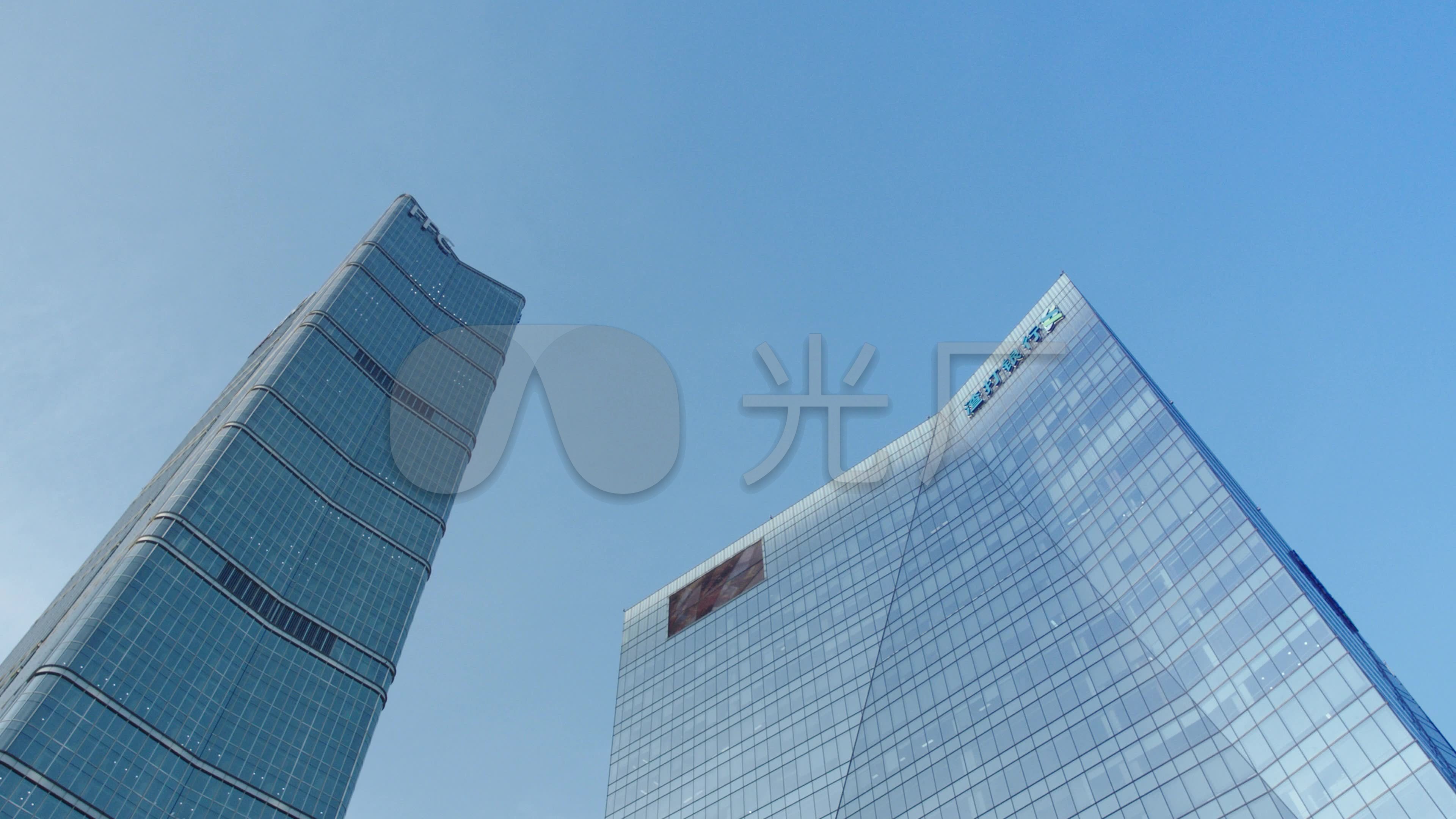 4k-北京ffc-环球金融中心_3840x2160_高清视频素材(:)