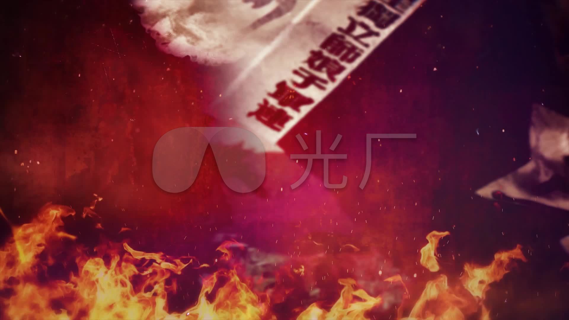 视频素材 舞台背景 配乐歌舞《军礼》朗诵大屏视频来自视频原始文件