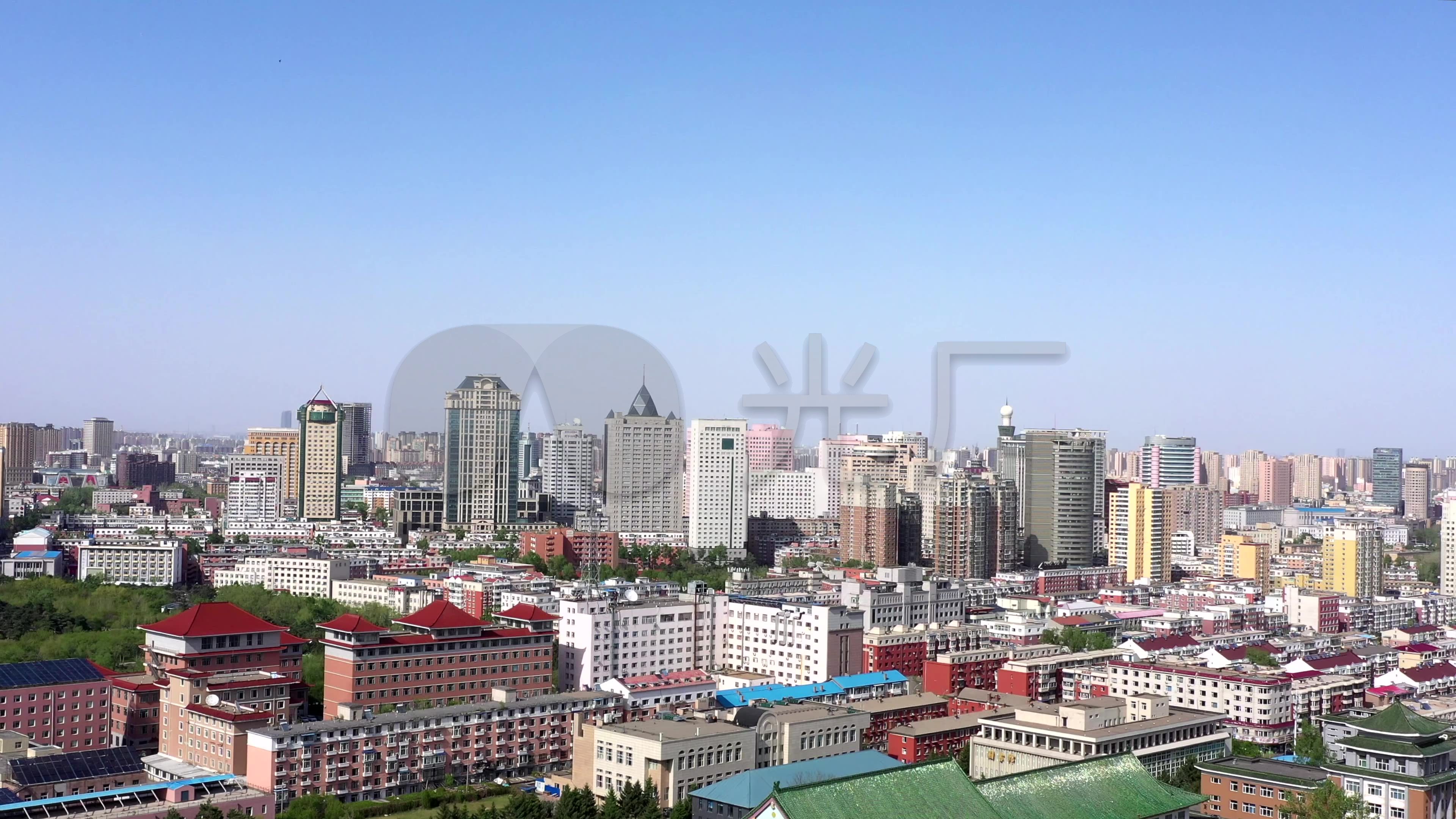 【4k】长春市中心航拍