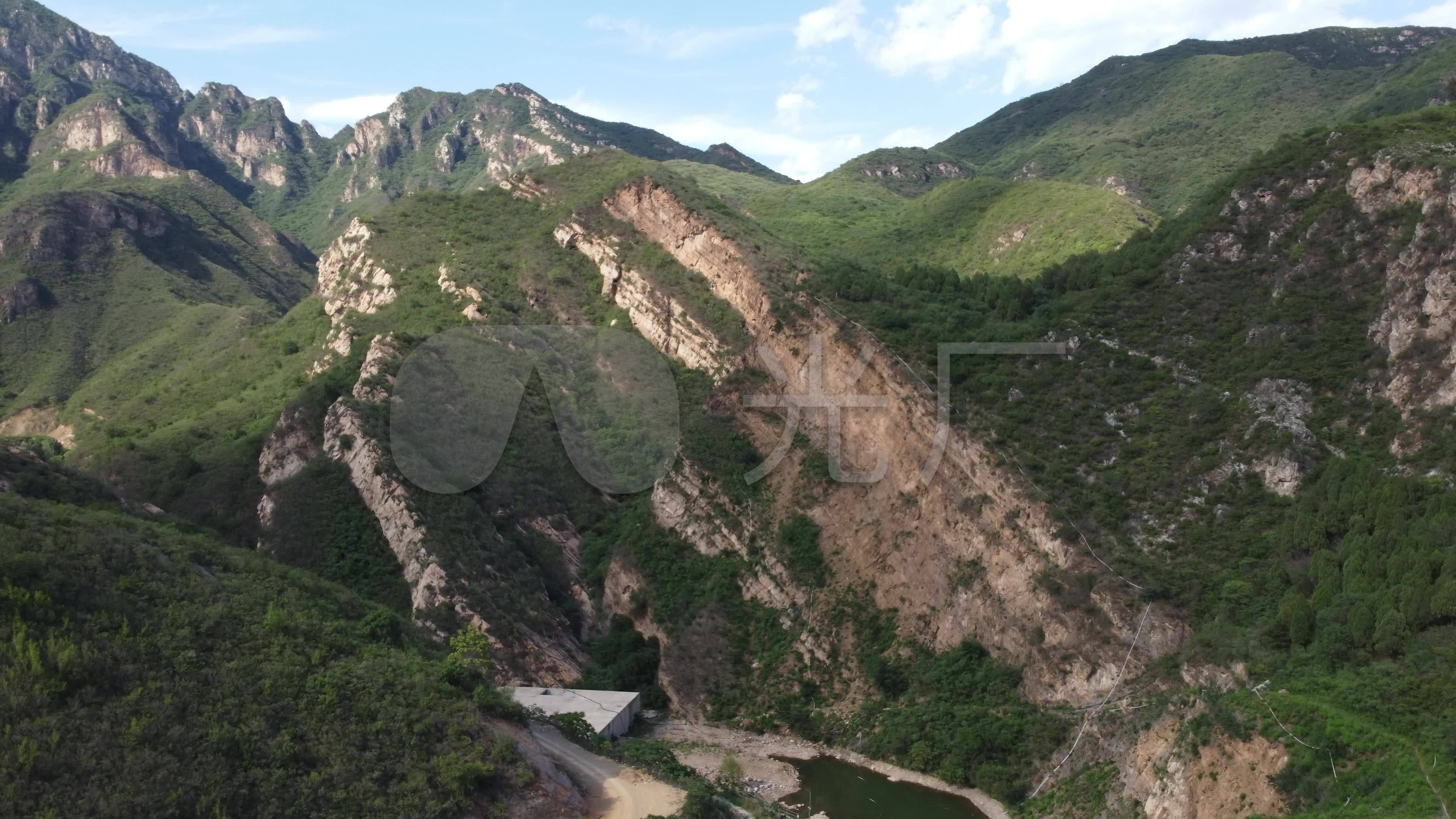 北京虎峪.山谷水库与云