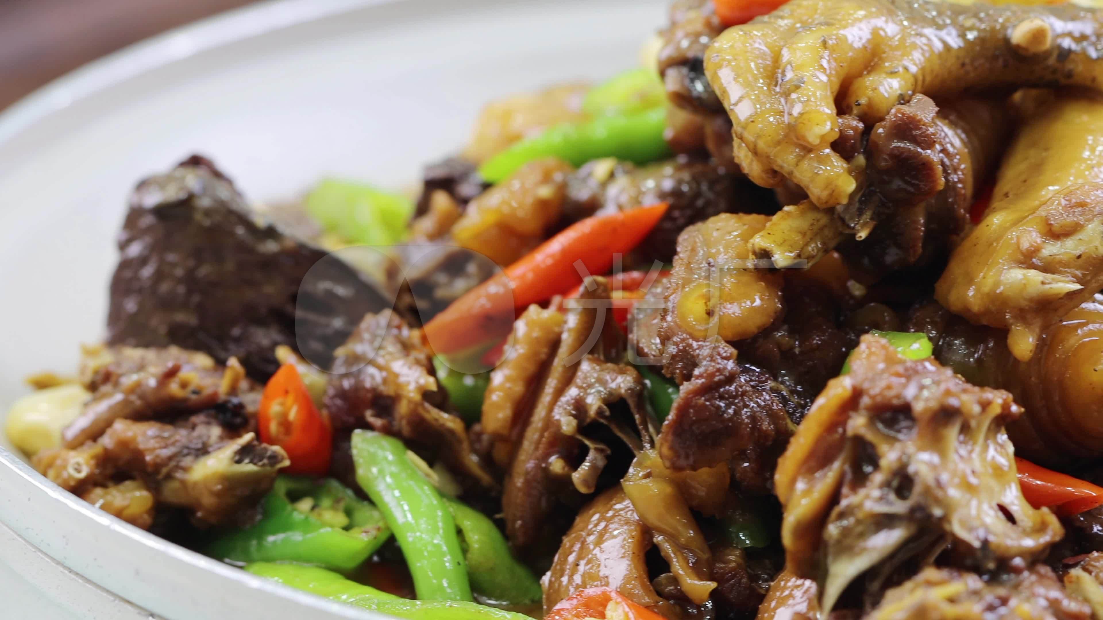 特色美食红烧老公鸡肉